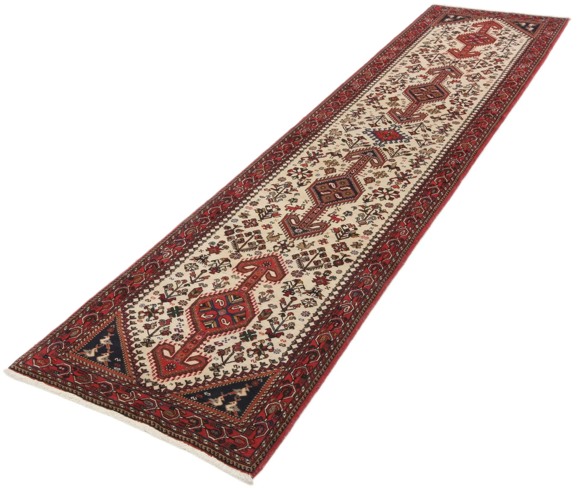 Alternative view of Hand-Knotted Persian Rug, 80 × 392 cm, Wool