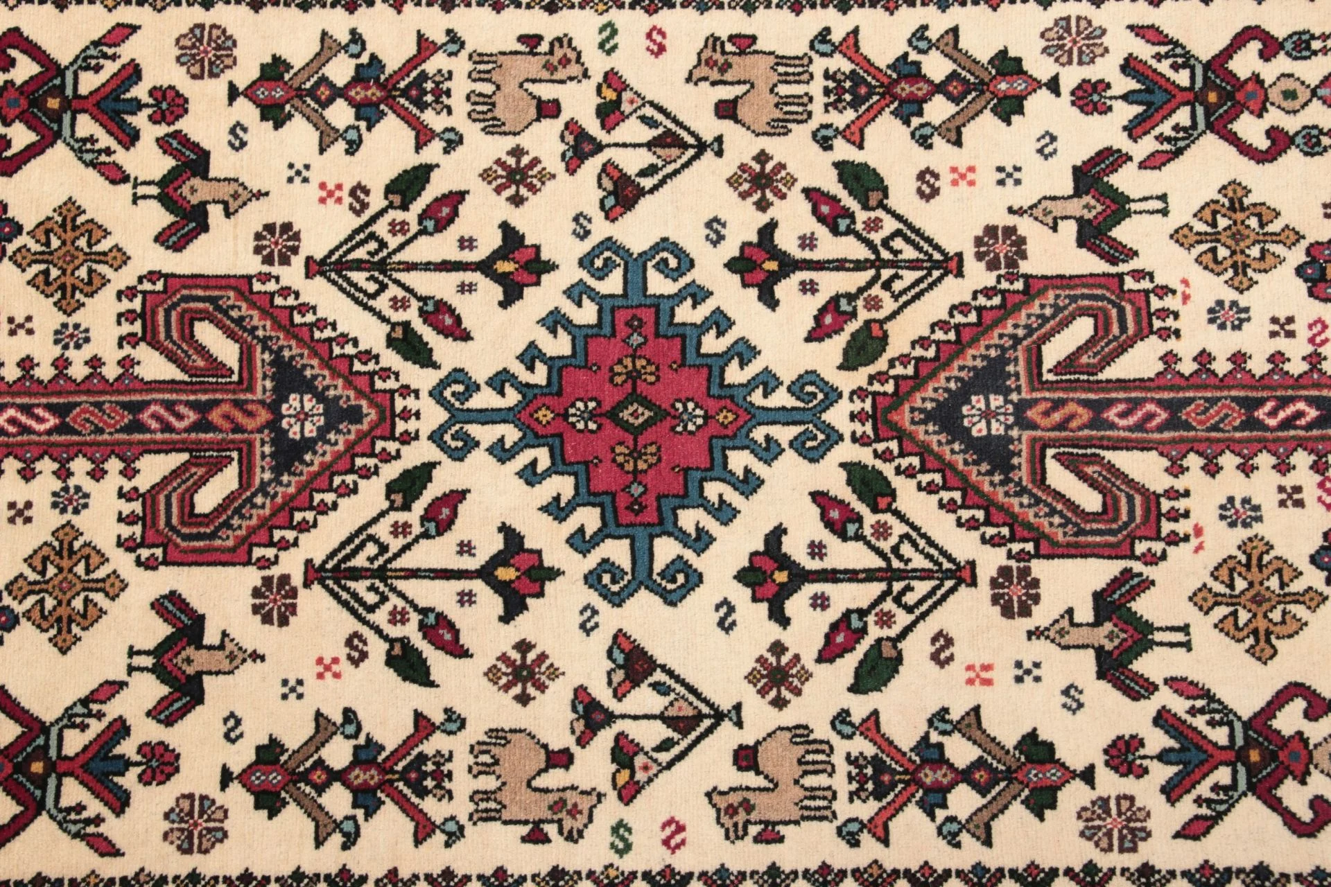 Hand-Knotted Persian Rug, 80 × 392 cm, Wool - Image 3