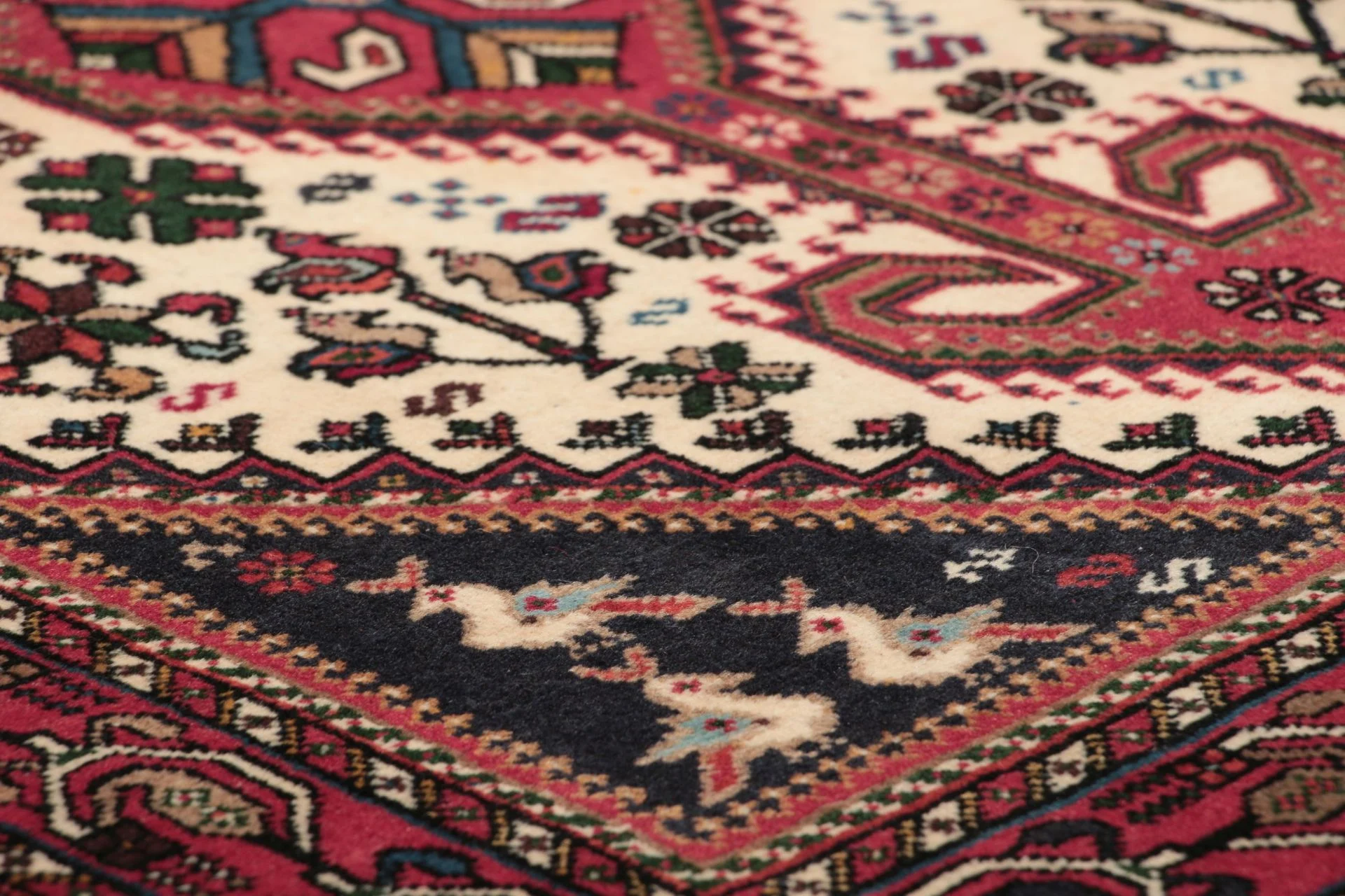 Hand-Knotted Persian Rug, 80 × 392 cm, Wool - Image 4