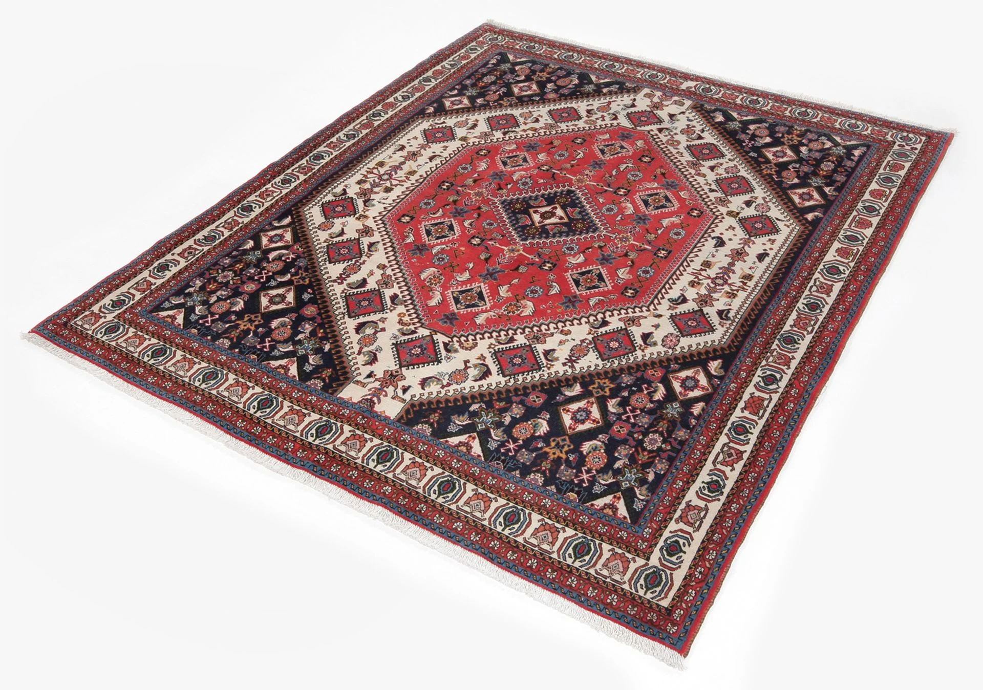 Alternative view of Persian Rug 159 × 200 cm in Wool, hand-knotted