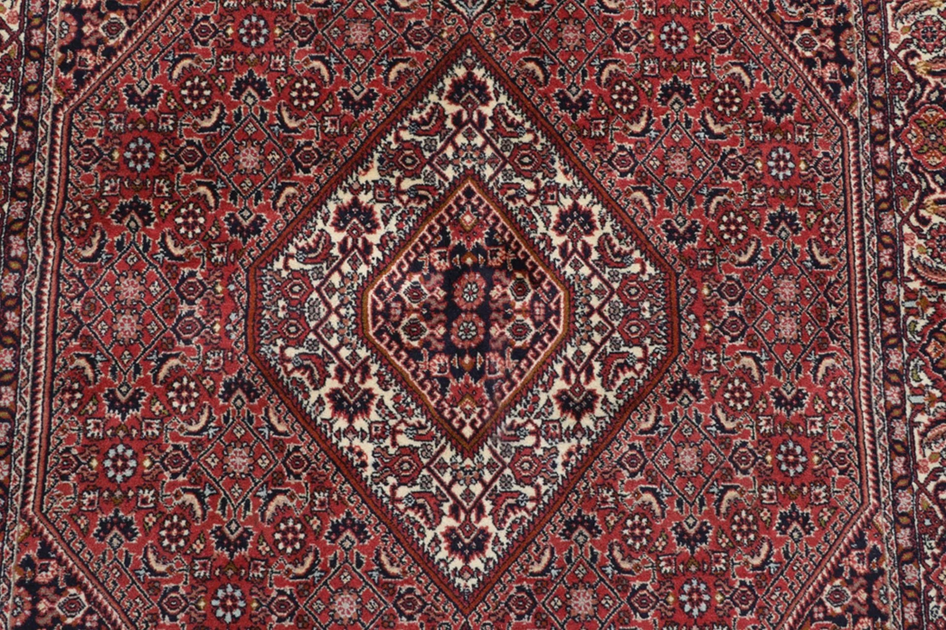 Alternative view of Hand-Knotted Bijar Persian Rug, 143 × 218 cm, Wool