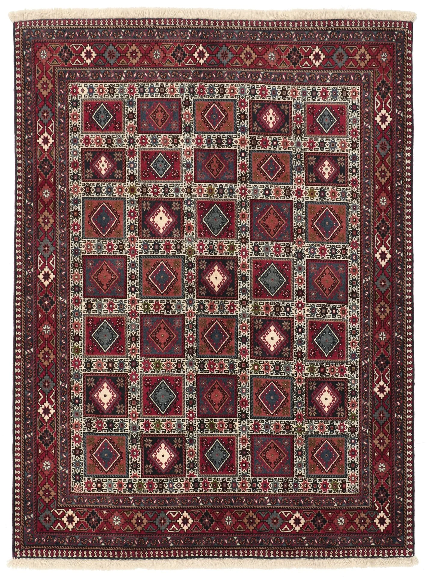 Hand-Knotted Persian Rug, 150 × 200 cm, Wool