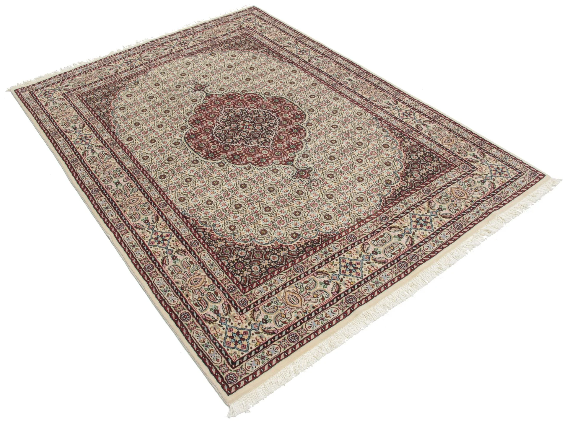 Alternative view of Moud Persian Rug 148 × 203 cm in Wool, hand-knotted