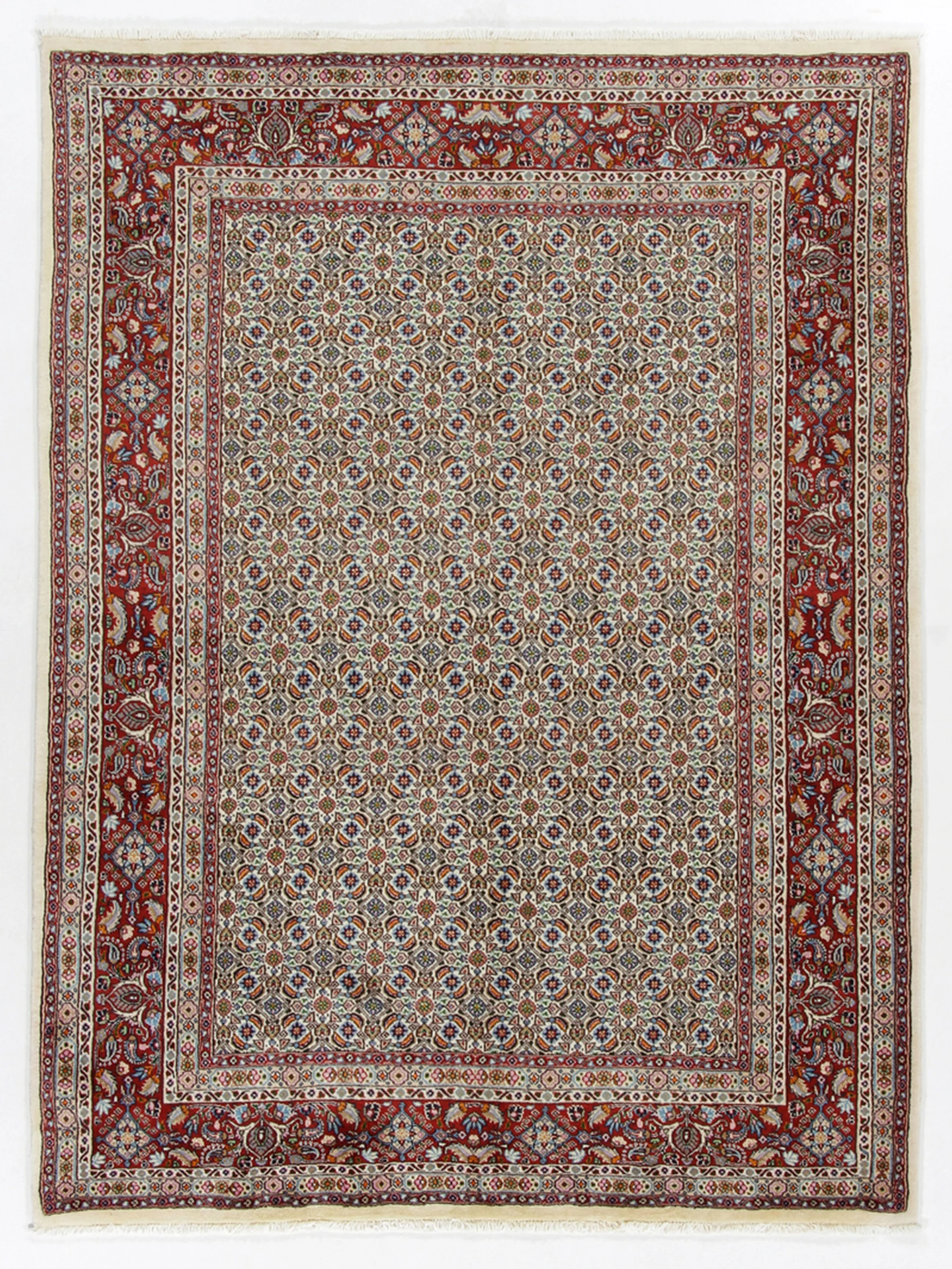 Wool Moud Persian Rug 150 × 200 cm, hand-knotted