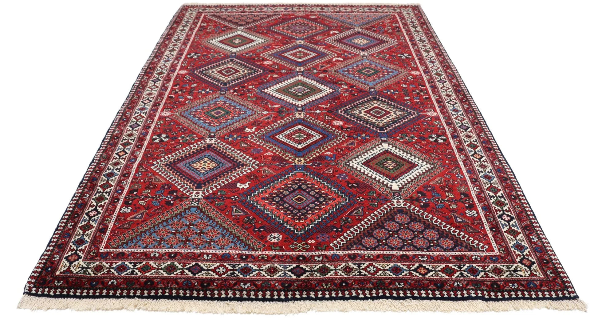 Alternative view of Wool Persian Rug 153 × 235 cm, hand-knotted