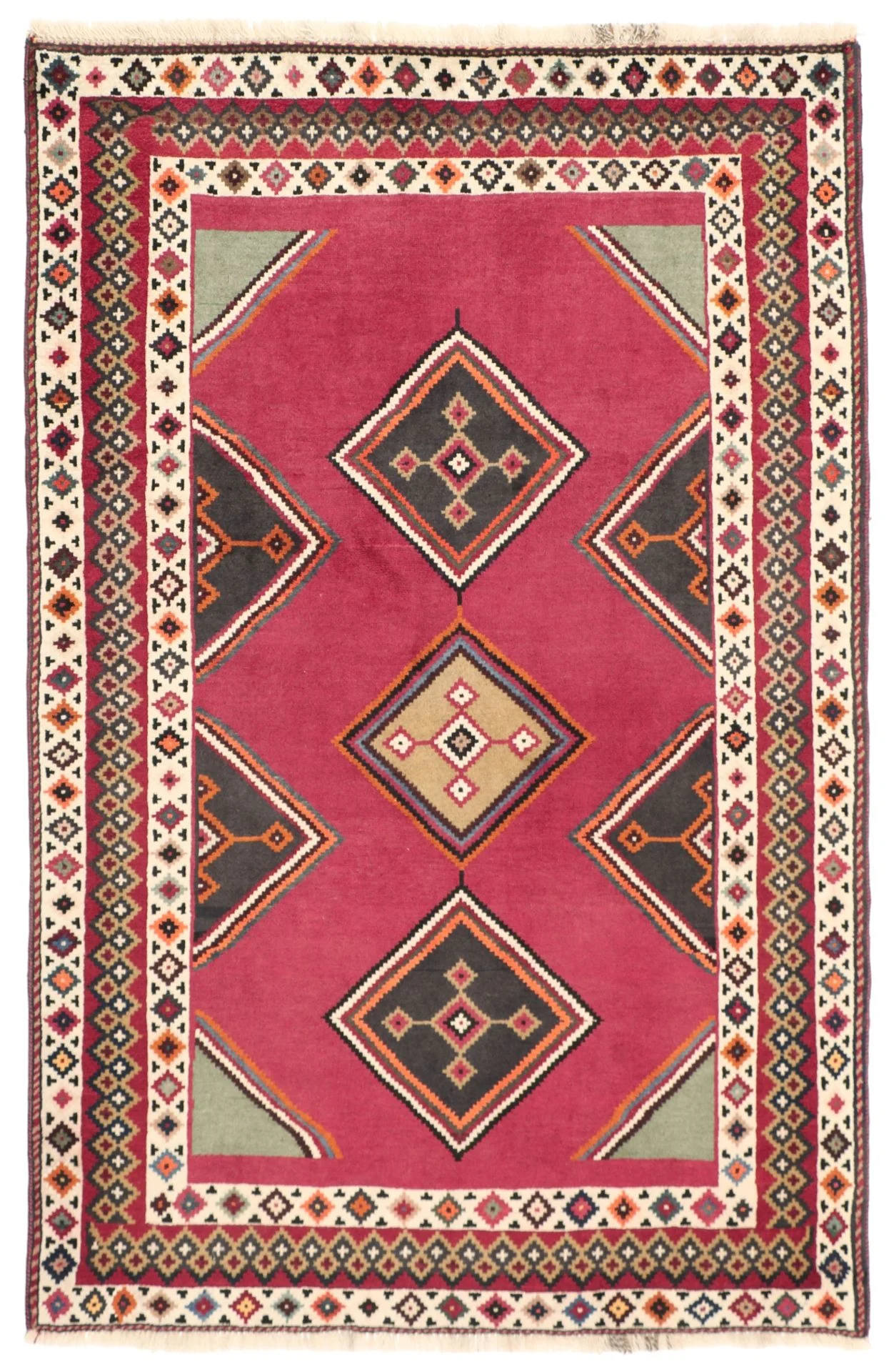 Qashqai Persian Rug 122 × 190 cm in Wool, hand-knotted