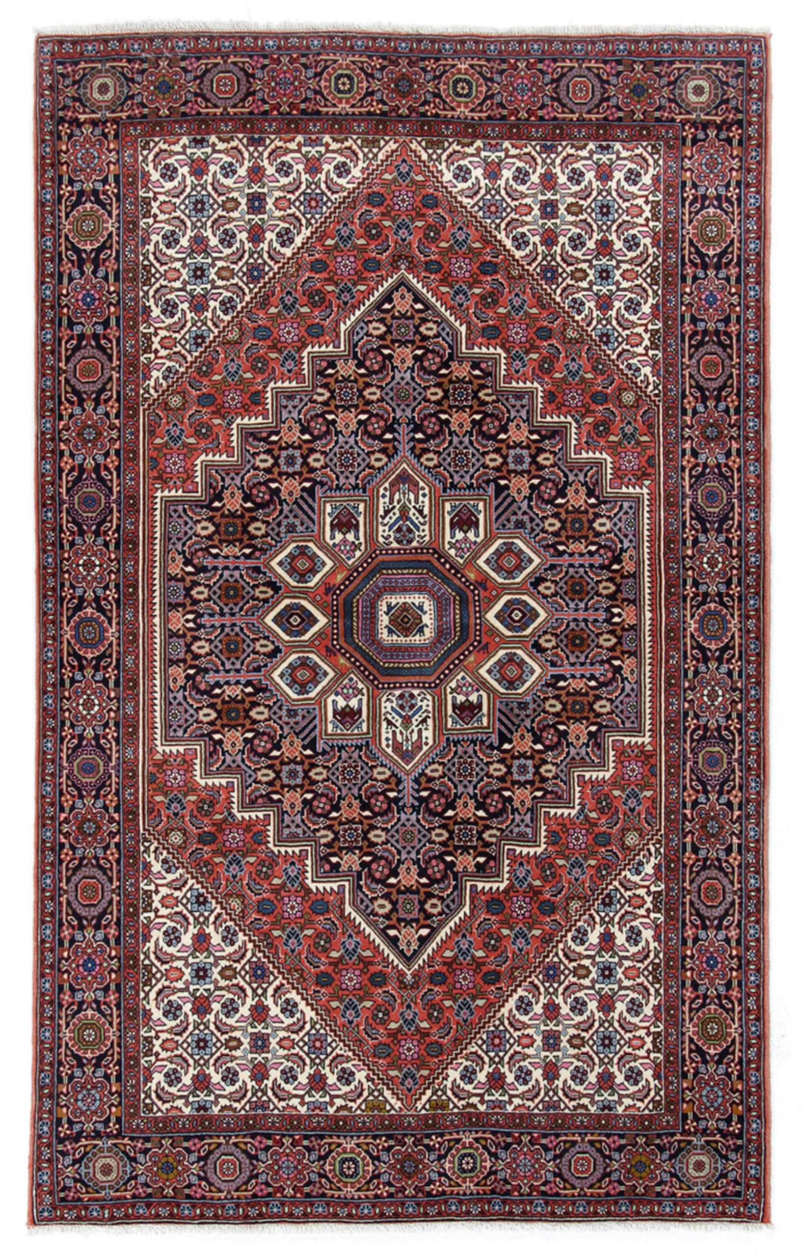 Hand-Knotted Persian Rug, 130 × 212 cm, Wool