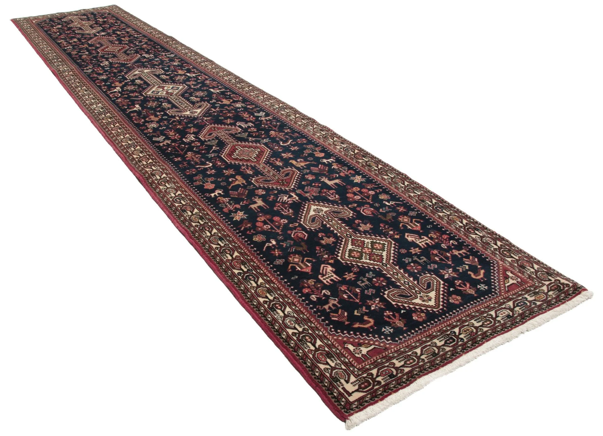 Alternative view of Persian Rug 81 × 393 cm in Wool, hand-knotted