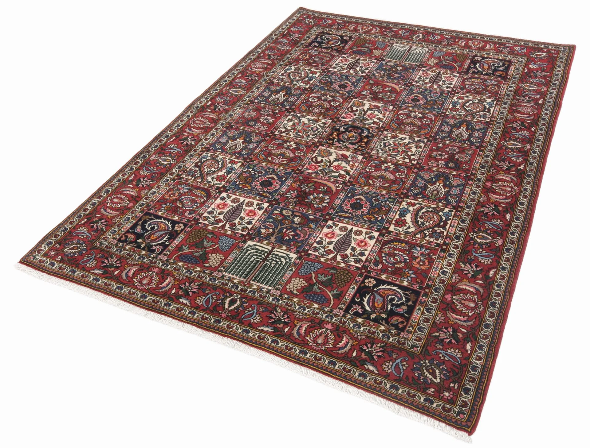 Alternative view of Hand-Knotted Bakhtiari Persian Rug, 160 × 240 cm, Wool