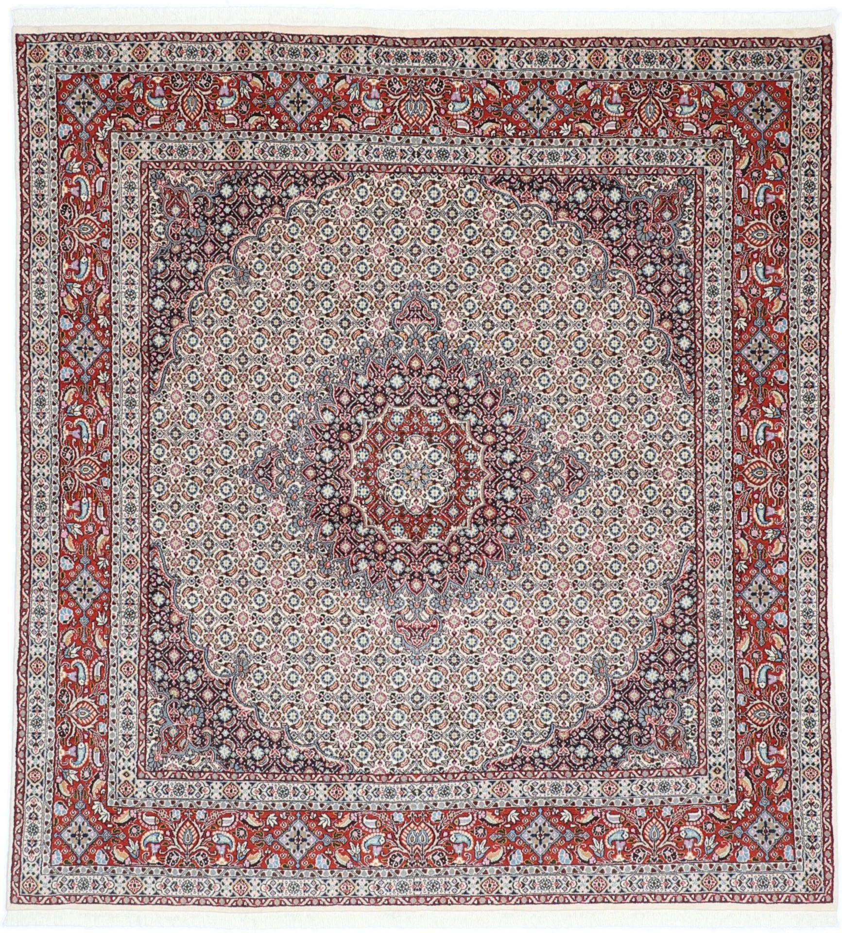 Moud Persian Rug 192 × 205 cm in Wool, hand-knotted