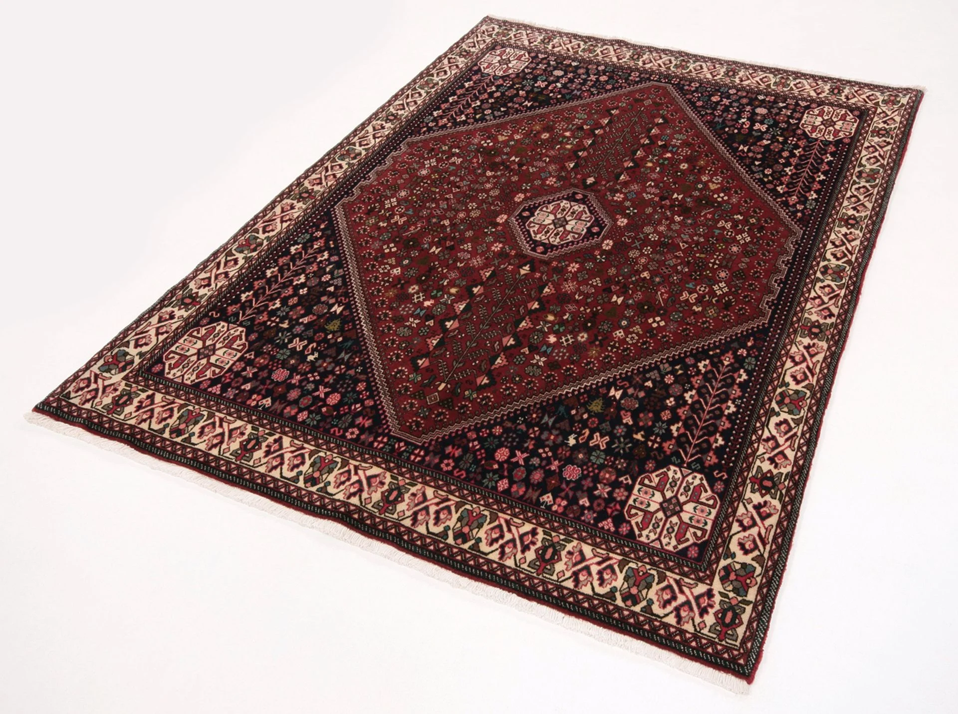 Alternative view of Wool Persian Rug 150 × 210 cm, hand-knotted