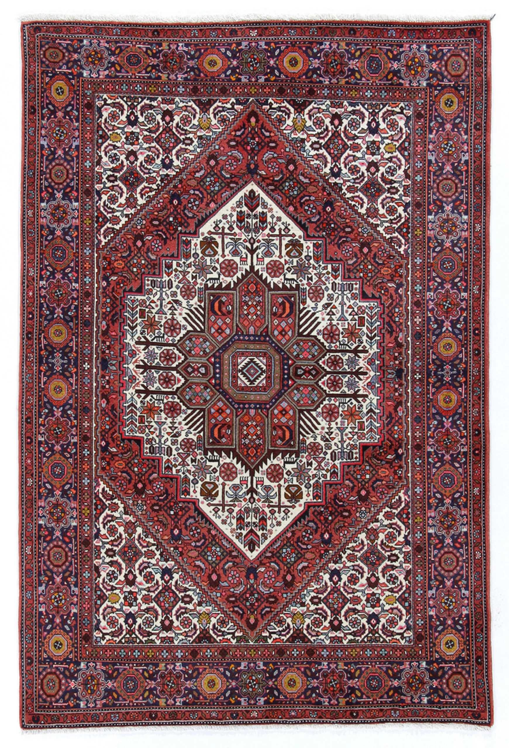 Wool Persian Rug 126 × 190 cm, hand-knotted