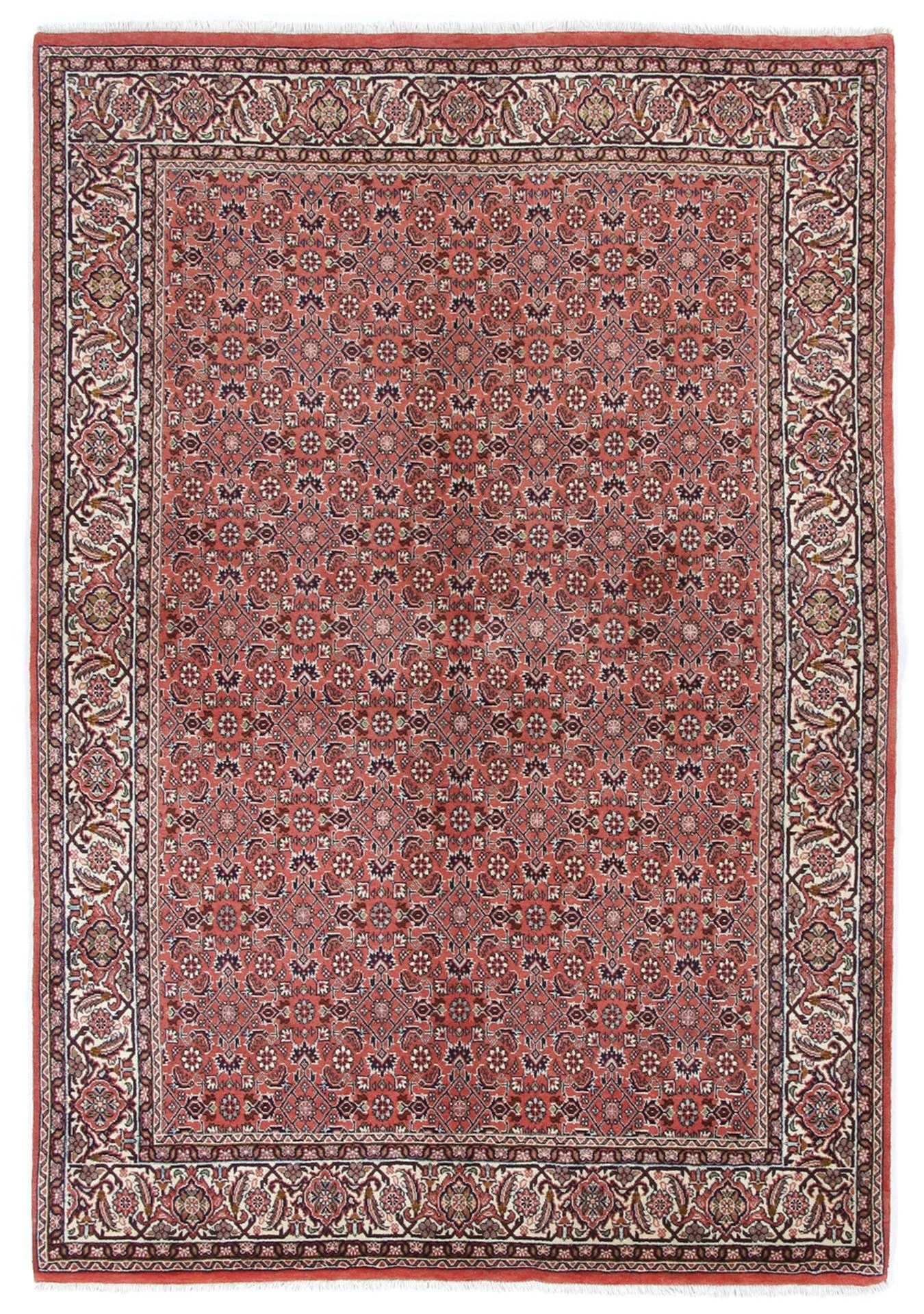 Wool Bijar Persian Rug 145 × 210 cm, hand-knotted