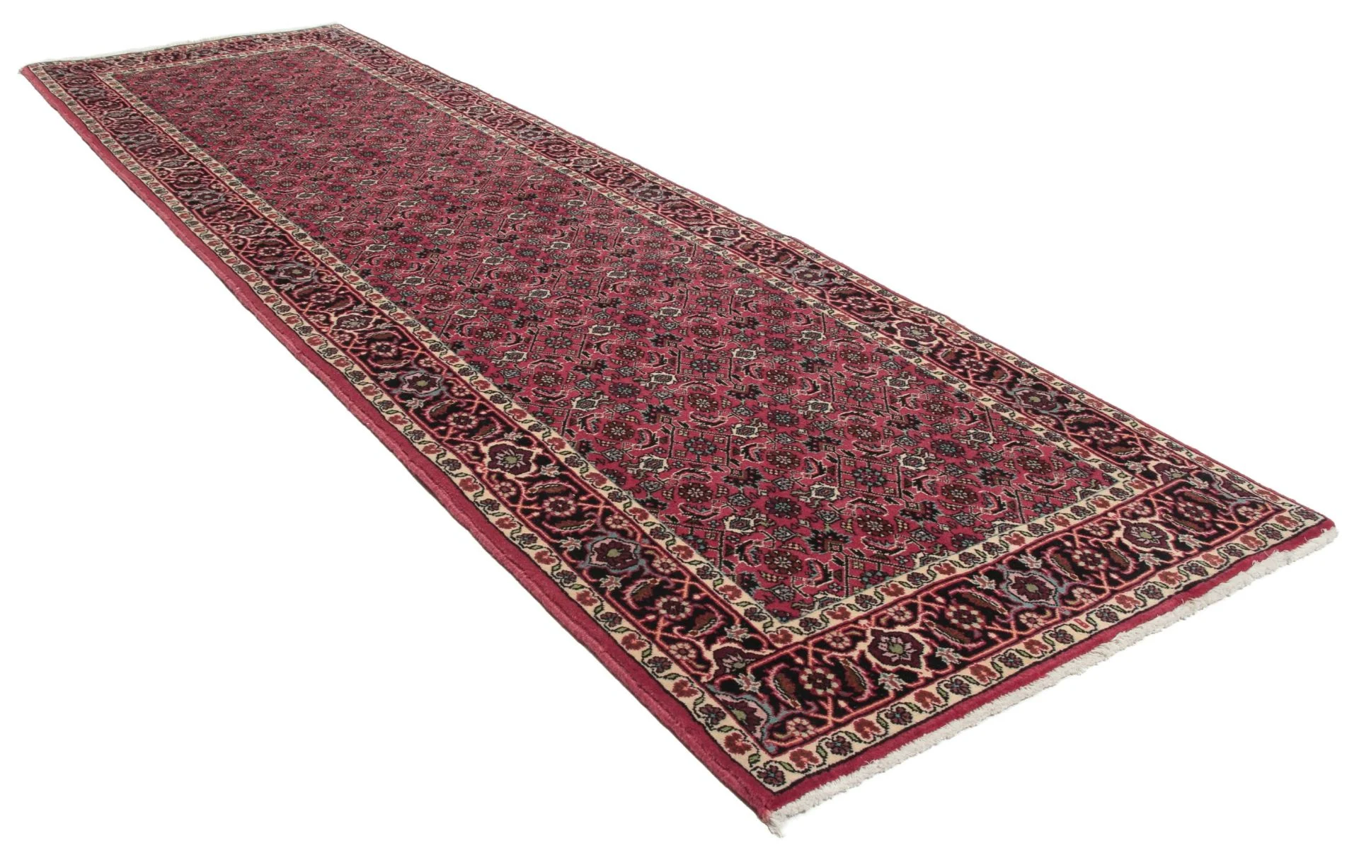 Alternative view of Wool Bijar Persian Rug 85 × 300 cm, hand-knotted