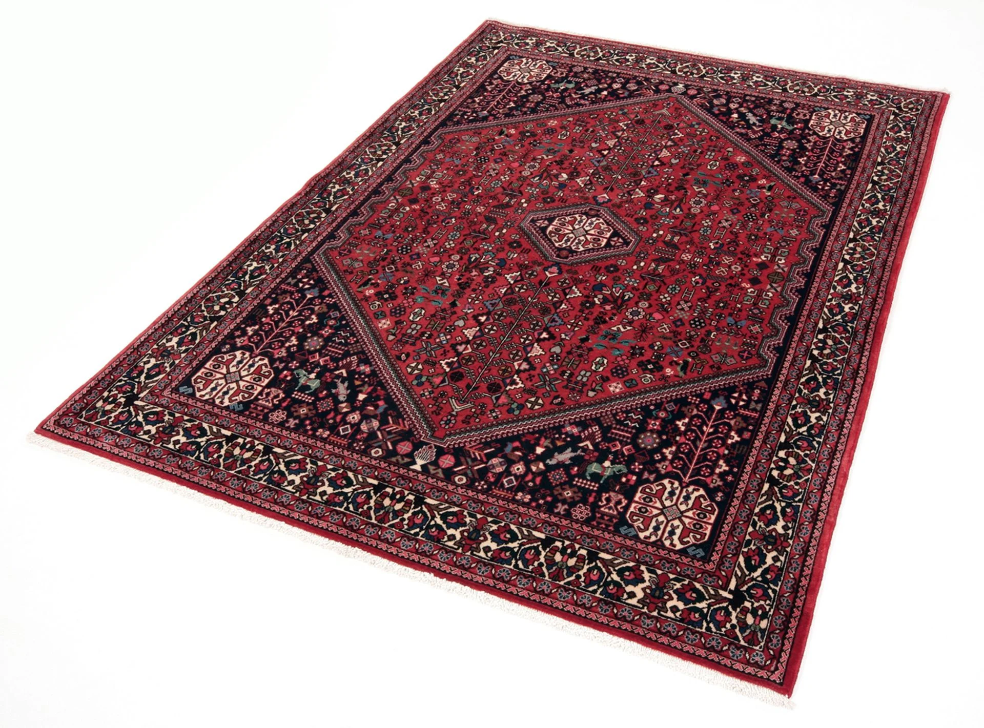 Alternative view of Wool Persian Rug 150 × 213 cm, hand-knotted