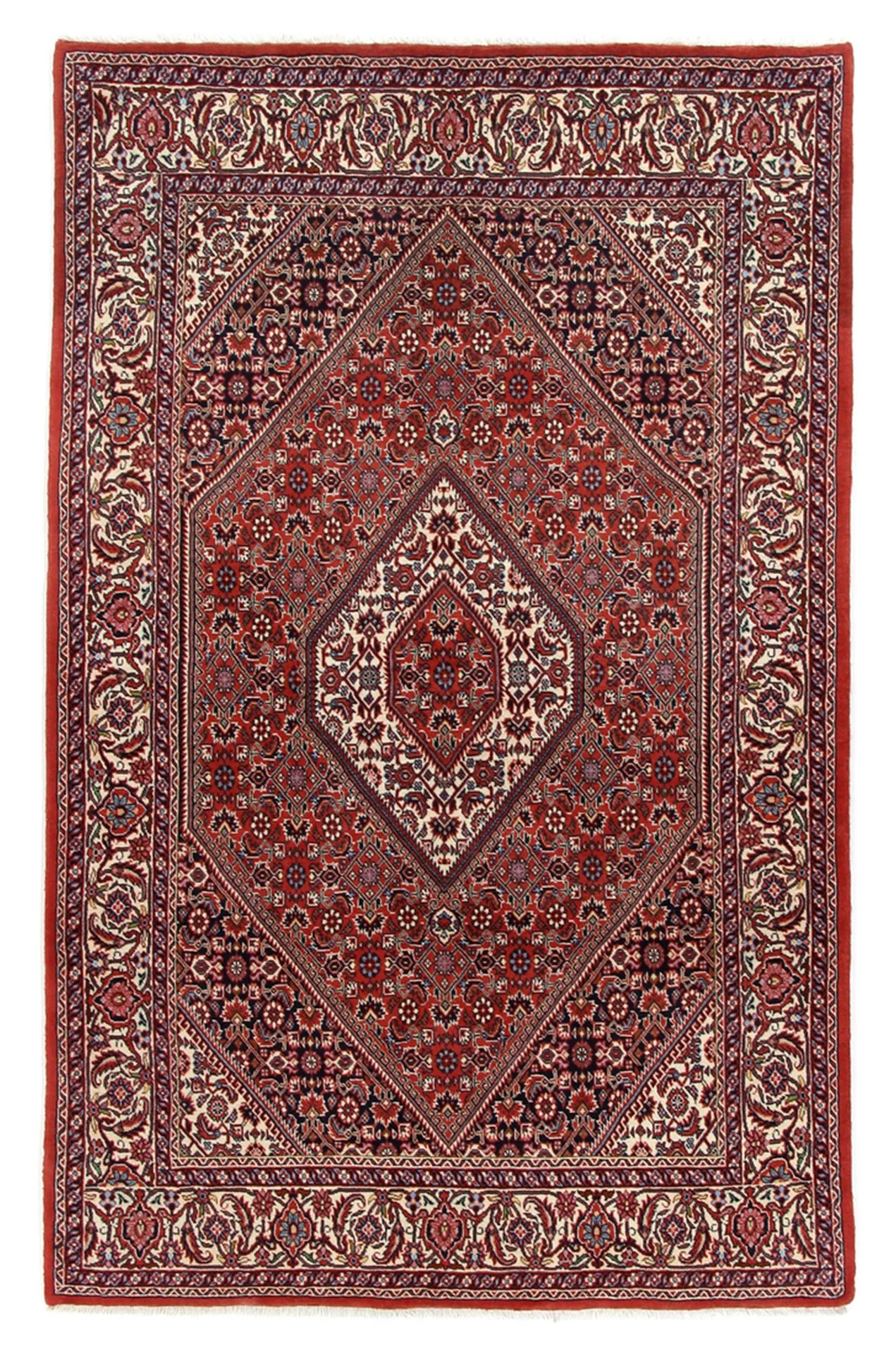 Wool Bijar Persian Rug 140 × 220 cm, hand-knotted
