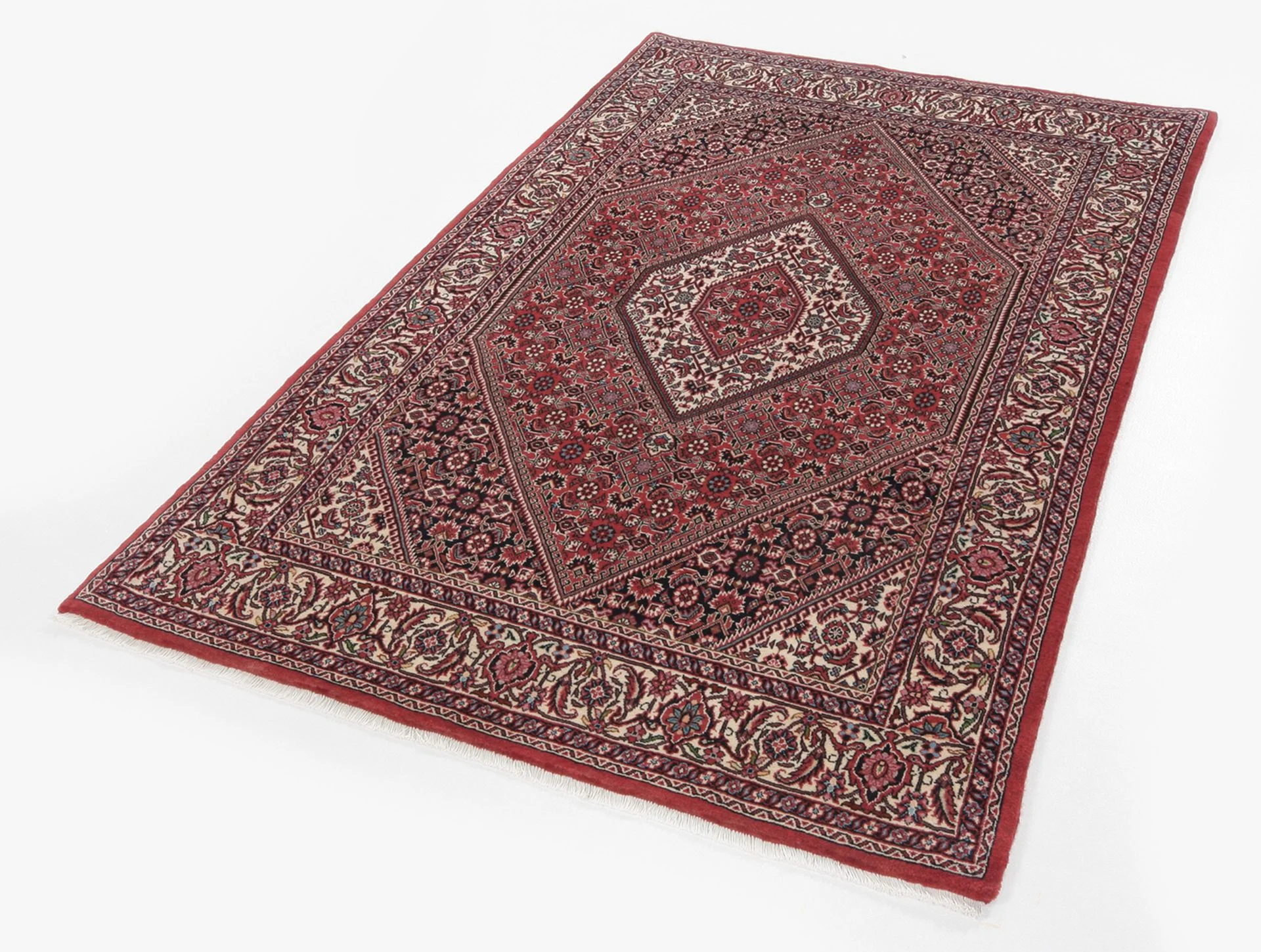 Alternative view of Wool Bijar Persian Rug 140 × 220 cm, hand-knotted