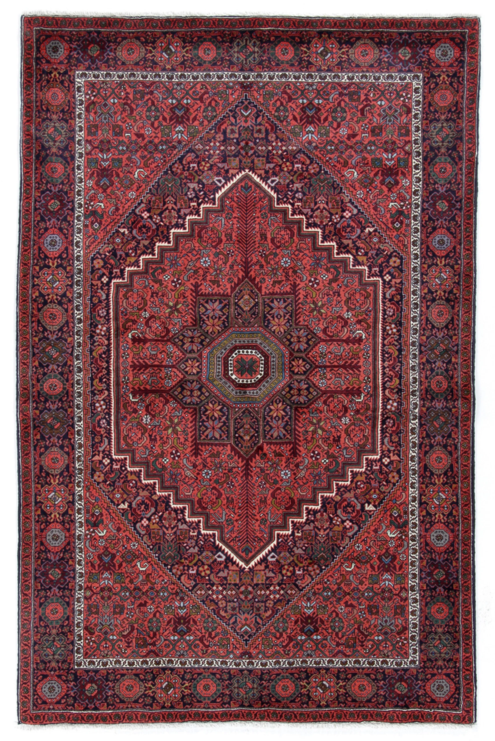 Hand-Knotted Persian Rug, 130 × 205 cm, Wool
