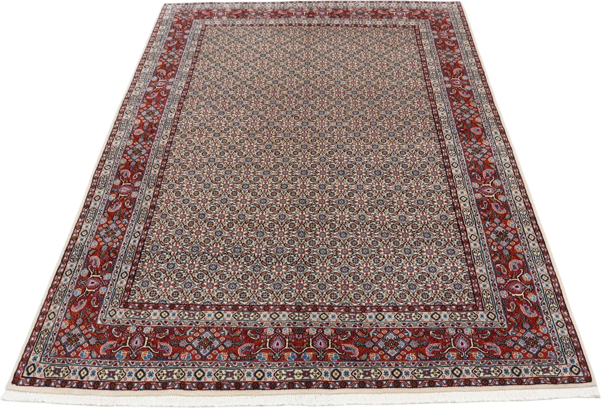 Moud Persian Rug 160 × 235 cm in Wool, hand-knotted - Image 6
