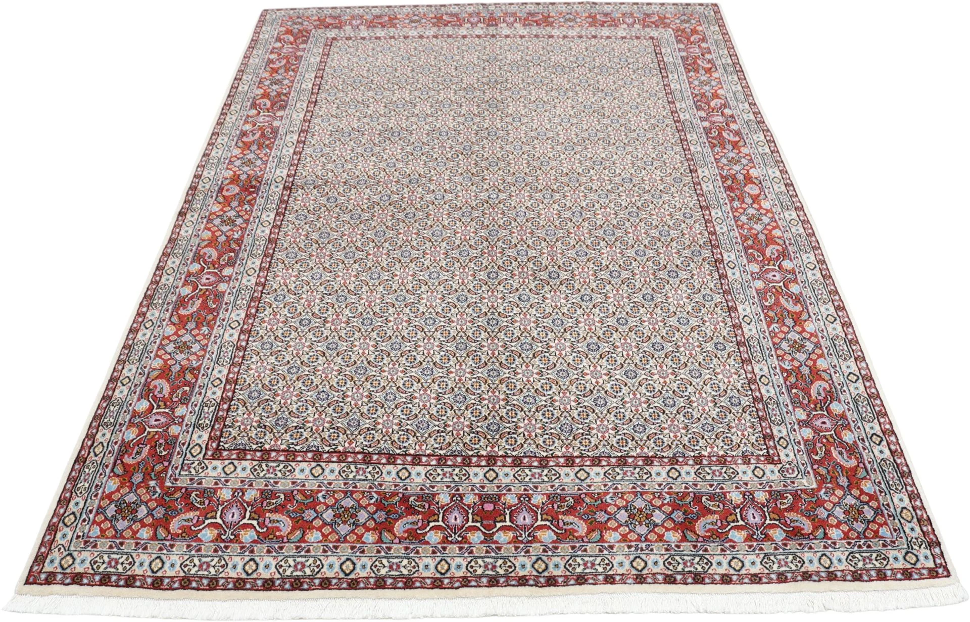Moud Persian Rug 160 × 235 cm in Wool, hand-knotted - Image 9