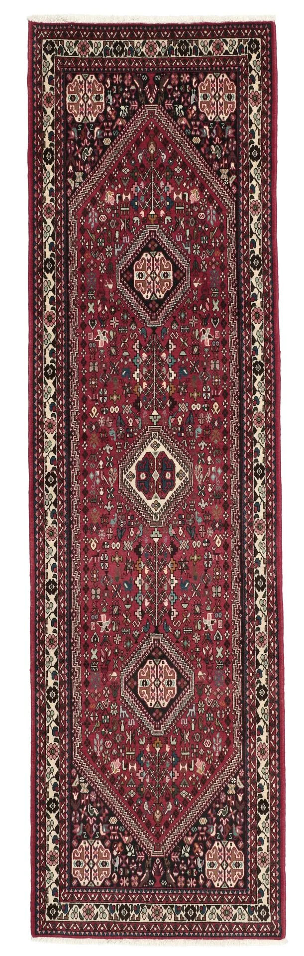 Hand-Knotted Persian Rug, 87 × 317 cm, Wool