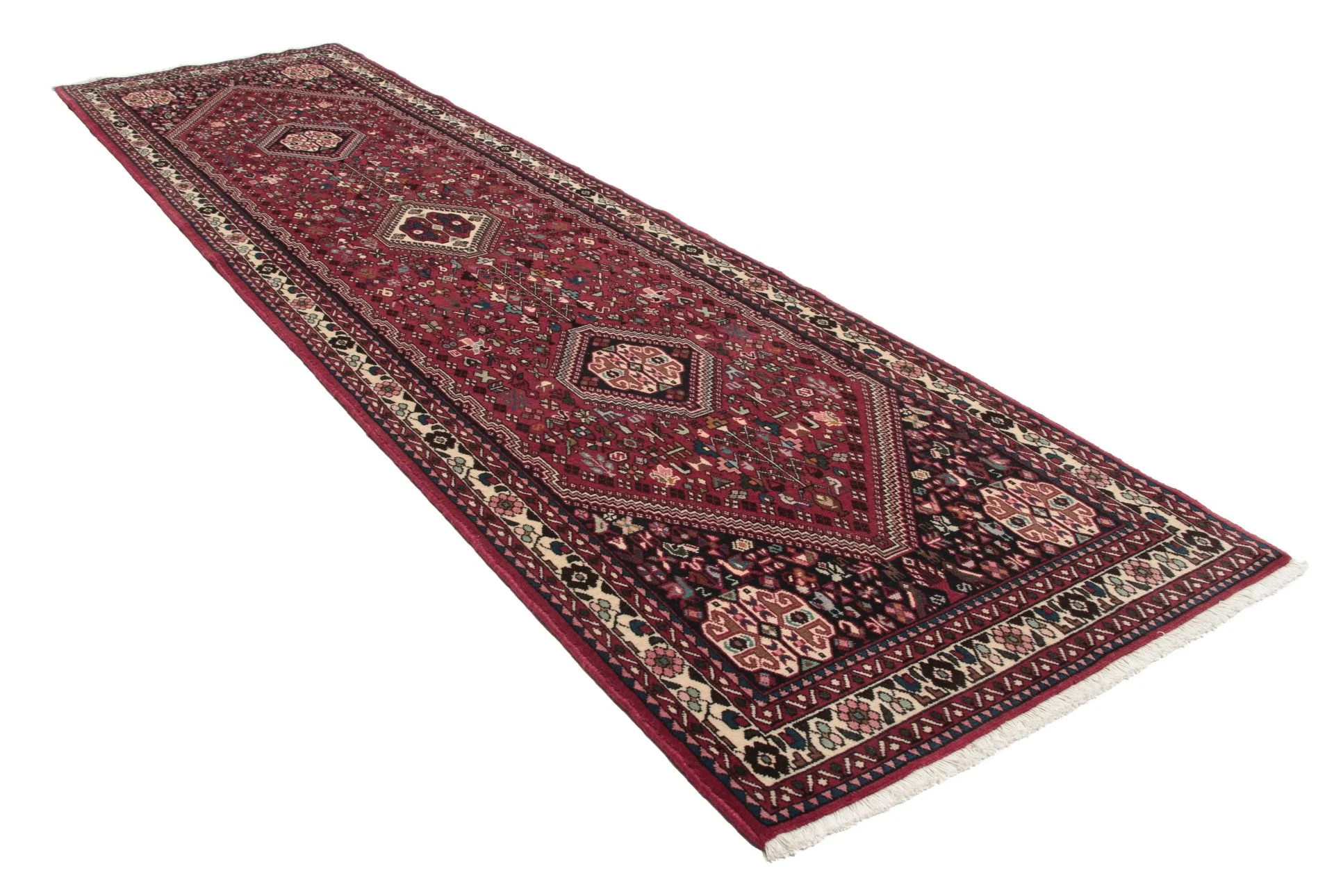 Alternative view of Hand-Knotted Persian Rug, 87 × 317 cm, Wool