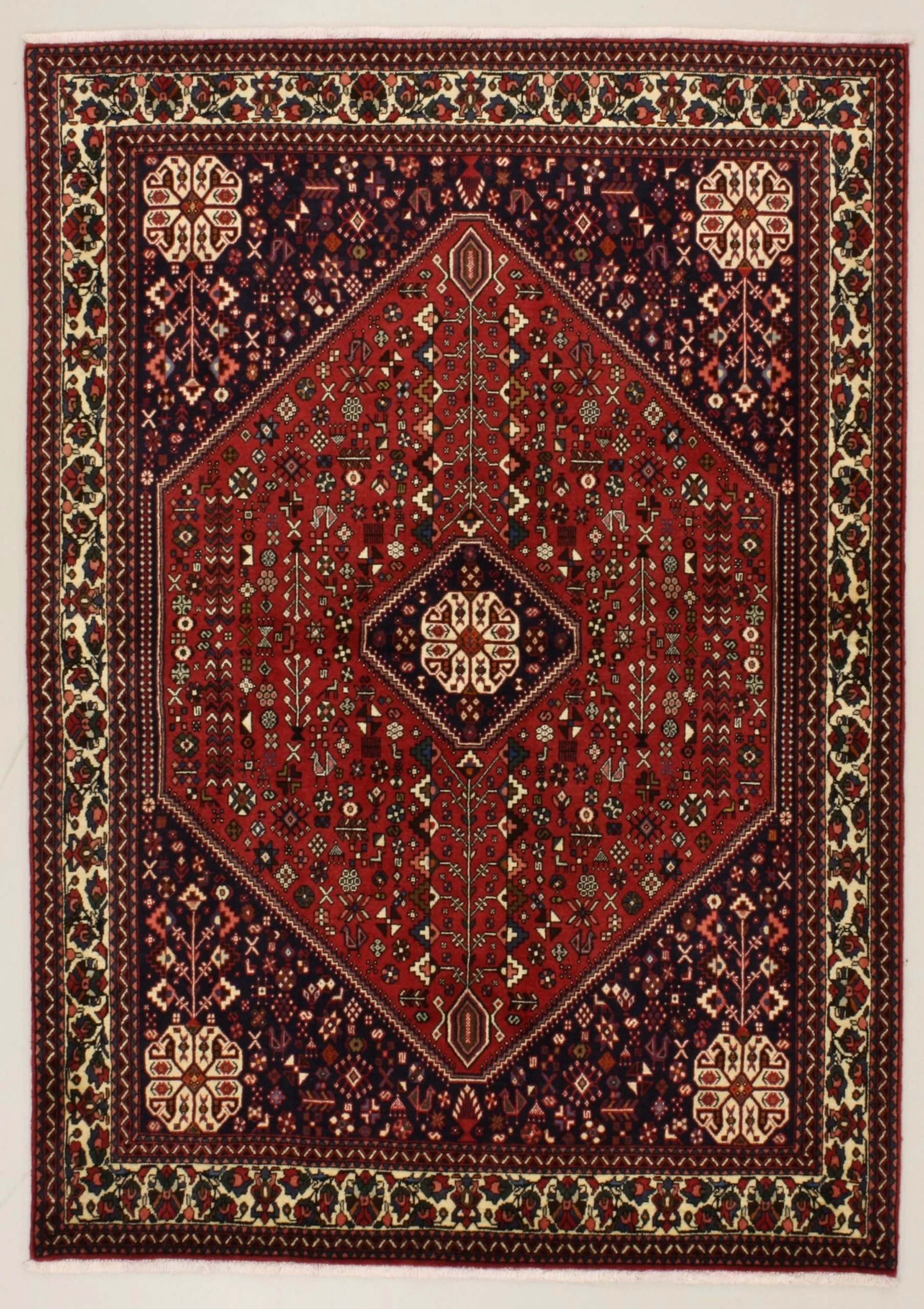 Wool Persian Rug 150 × 210 cm, hand-knotted