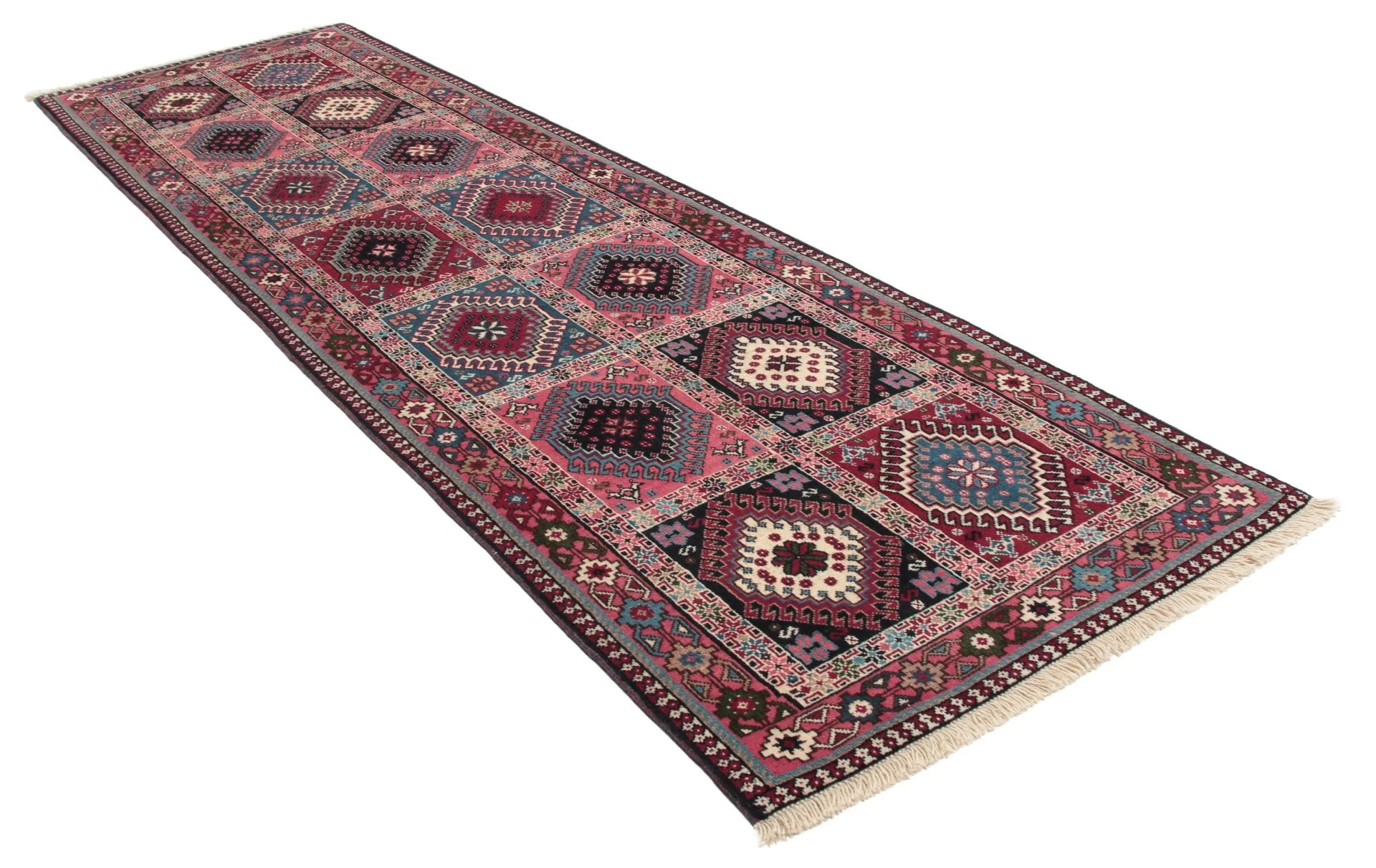 Alternative view of Persian Rug 80 × 290 cm in Wool, hand-knotted