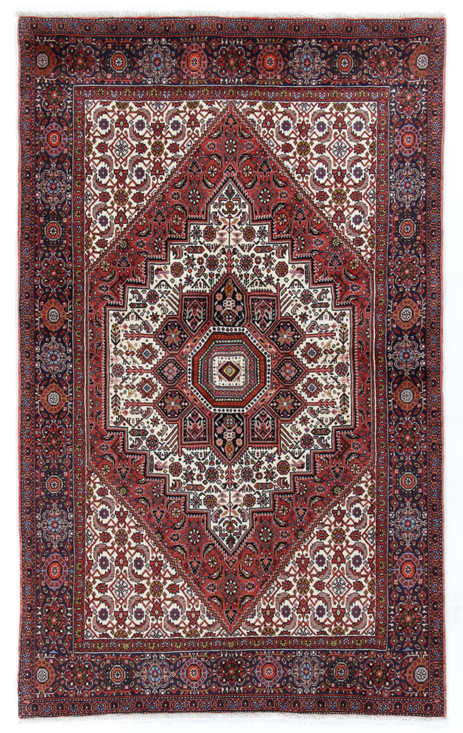 Wool Persian Rug 128 × 208 cm, hand-knotted