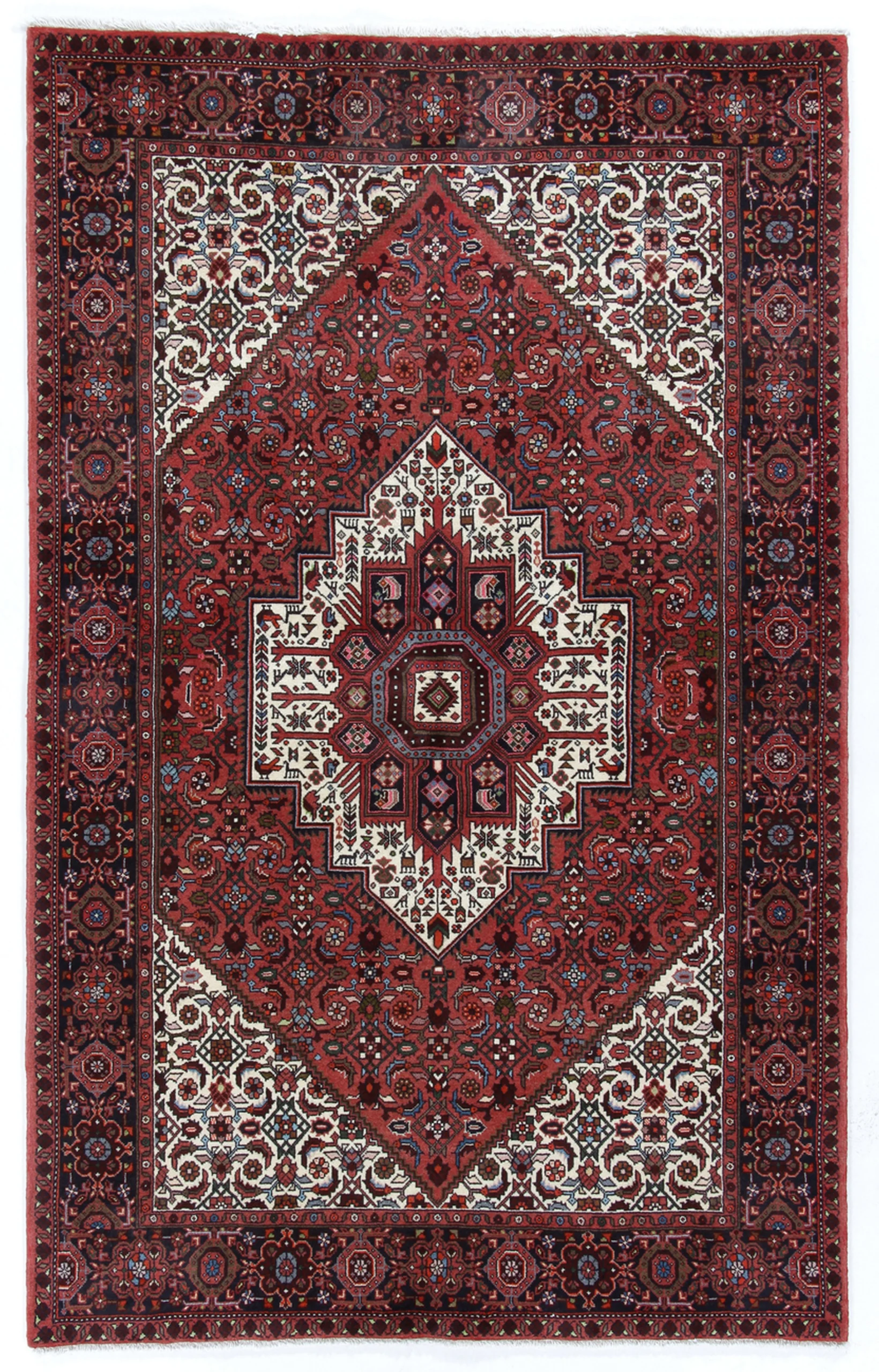 Persian Rug 128 × 205 cm in Wool, hand-knotted
