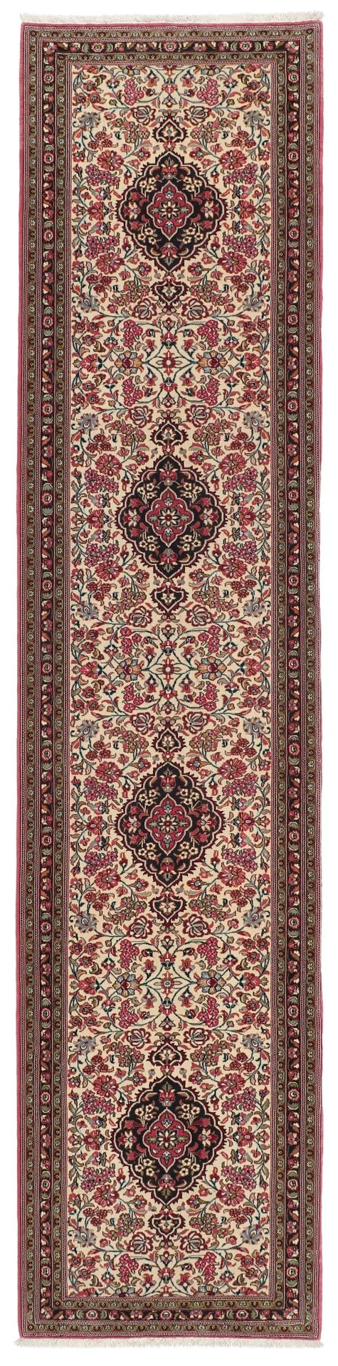 Qom Persian Rug 85 × 408 cm in Wool, hand-knotted