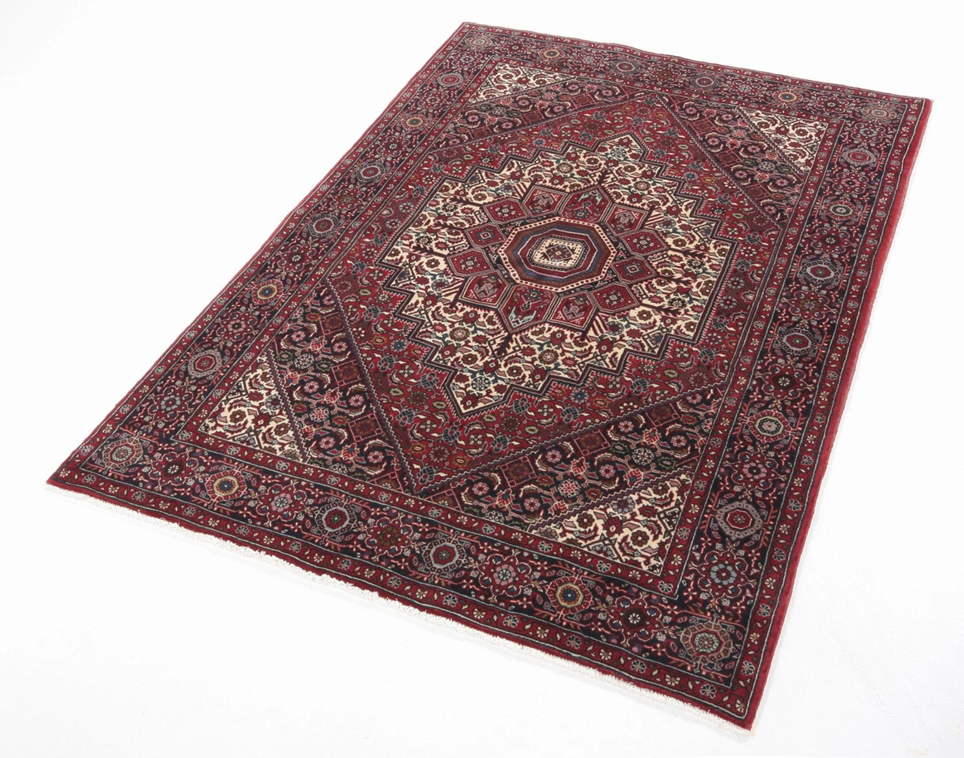 Alternative view of Hand-Knotted Persian Rug, 130 × 195 cm, Wool