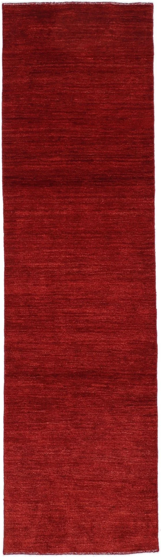 Wool Gabbeh Persian Rug 81 × 287 cm, hand-knotted