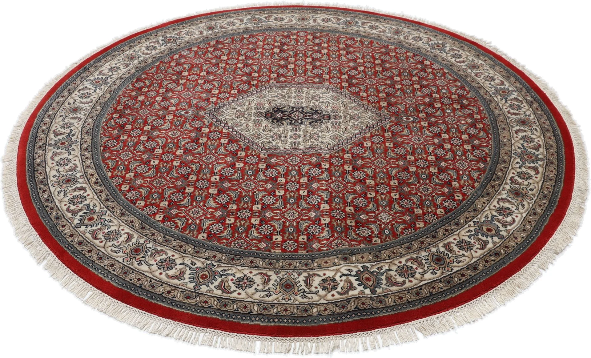 Alternative view of Bijar Indian Rug 198 × 198 cm in Wool, hand-knotted