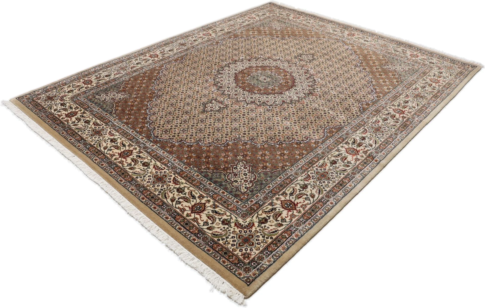 Wool Moud Indian Rug 200 × 249 cm, hand-knotted - Image 3