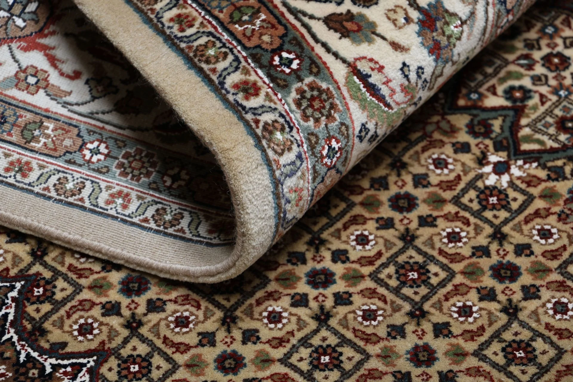 Wool Moud Indian Rug 200 × 249 cm, hand-knotted - Image 10