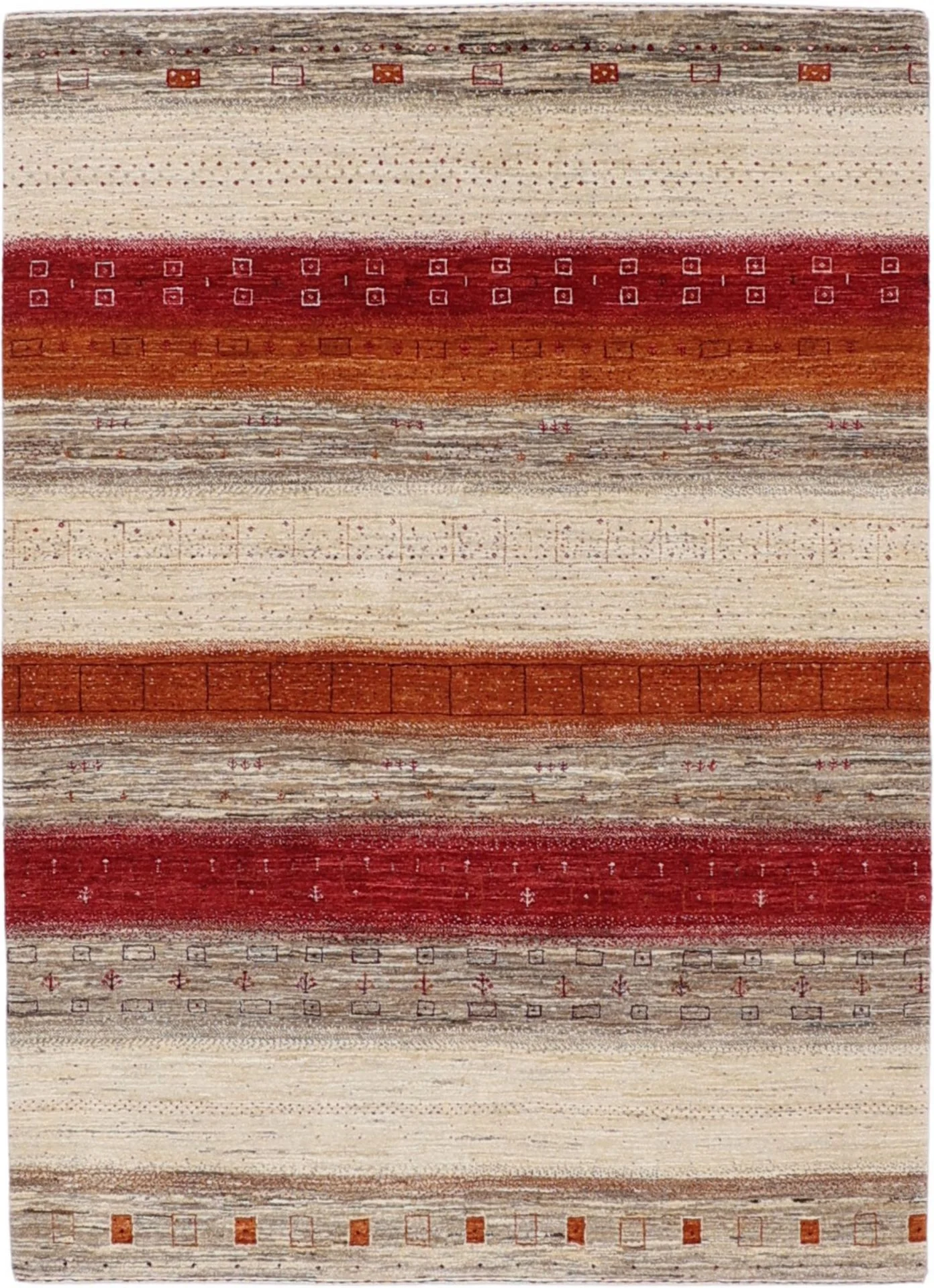 Loribaft Indian Rug 148 × 203 cm in Wool, hand-knotted