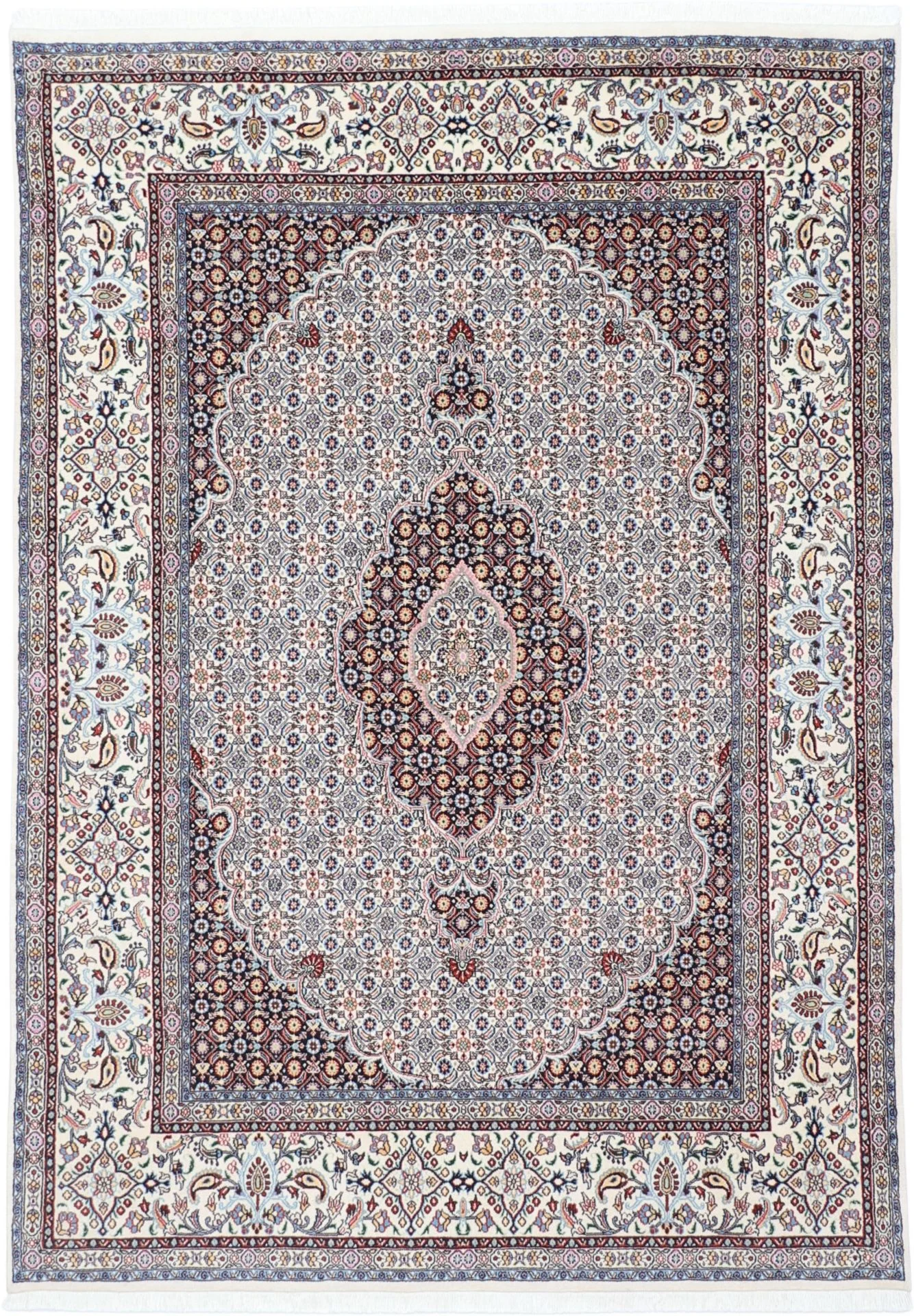 Wool Moud Persian Rug 165 × 230 cm, hand-knotted