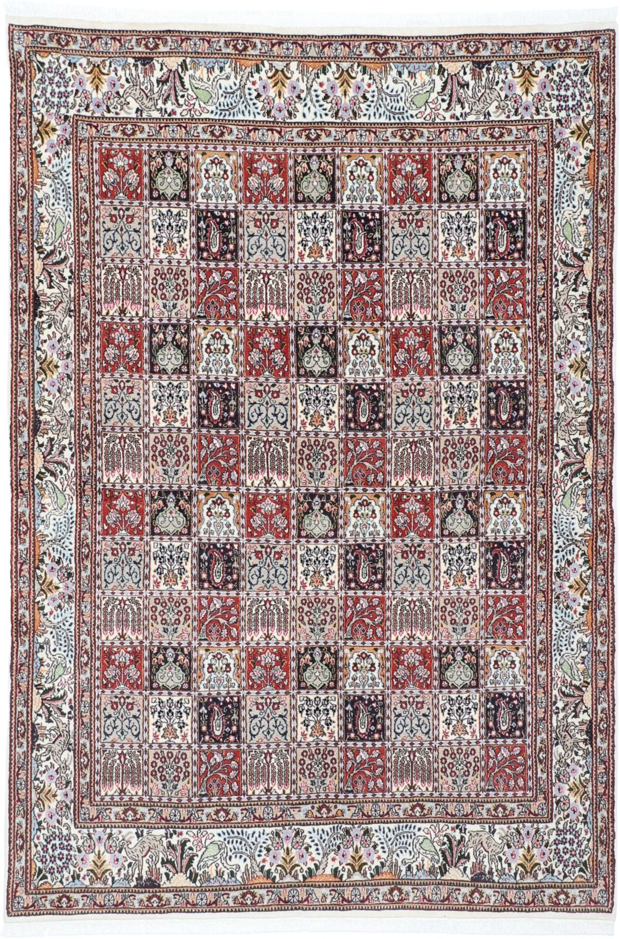 Wool Moud Persian Rug 165 × 240 cm, hand-knotted