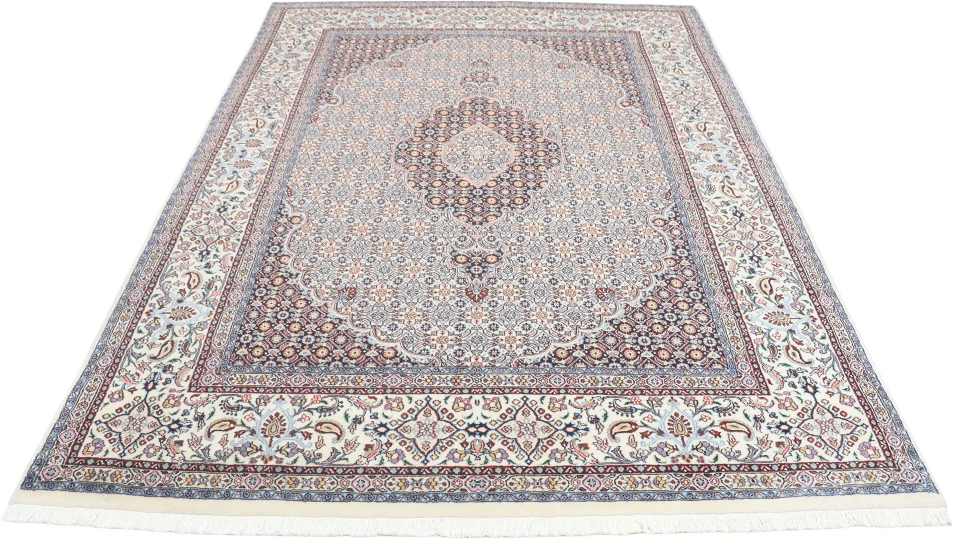 Alternative view of Wool Moud Persian Rug 165 × 230 cm, hand-knotted