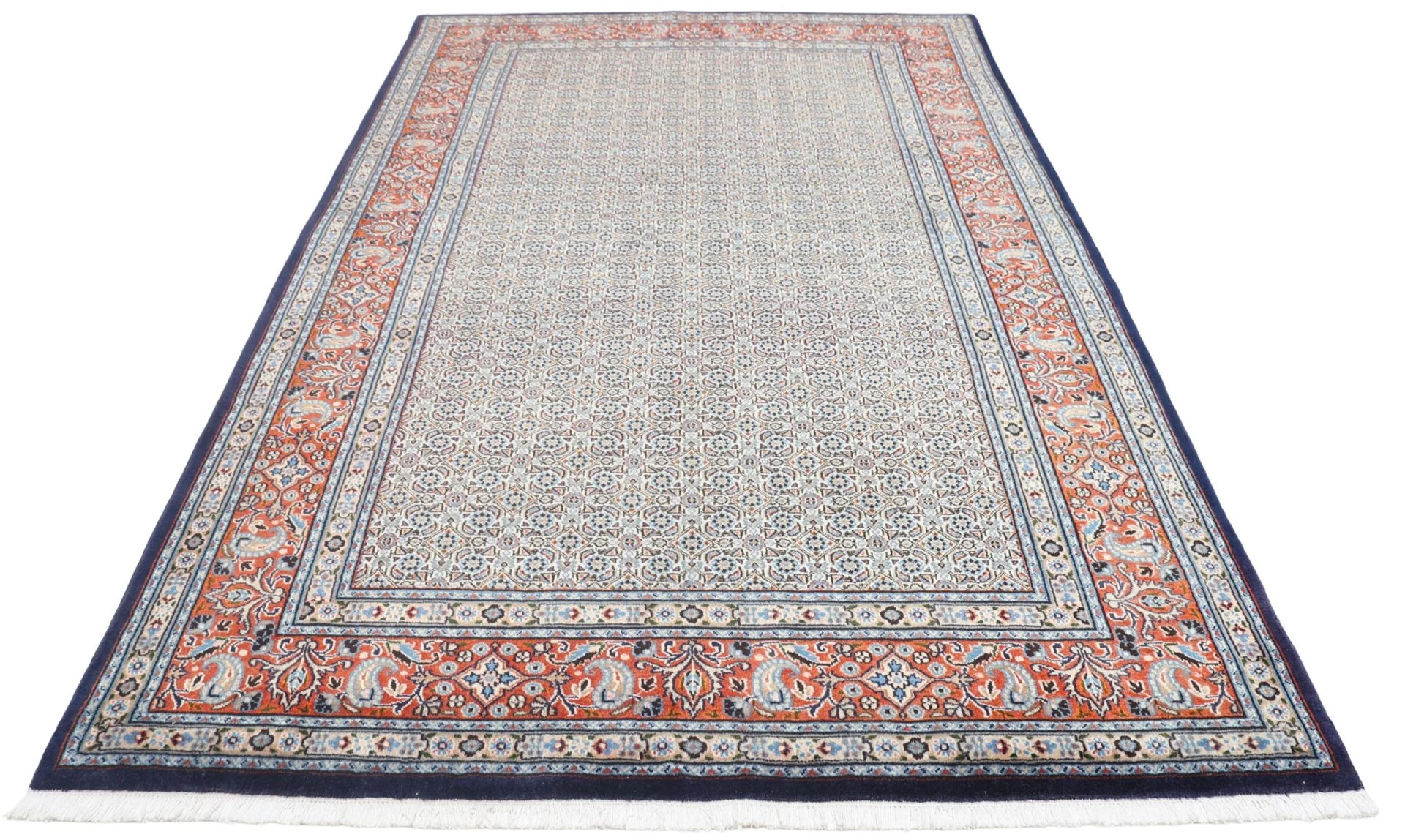 Alternative view of Wool Moud Persian Rug 150 × 250 cm, hand-knotted