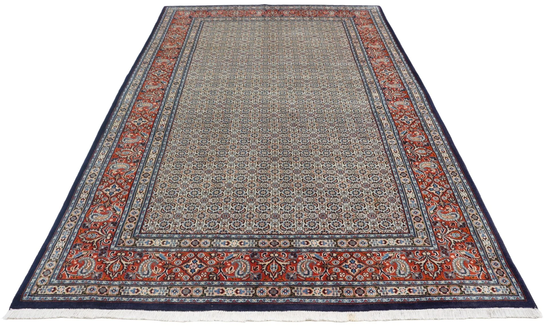 Wool Moud Persian Rug 150 × 250 cm, hand-knotted - Image 7