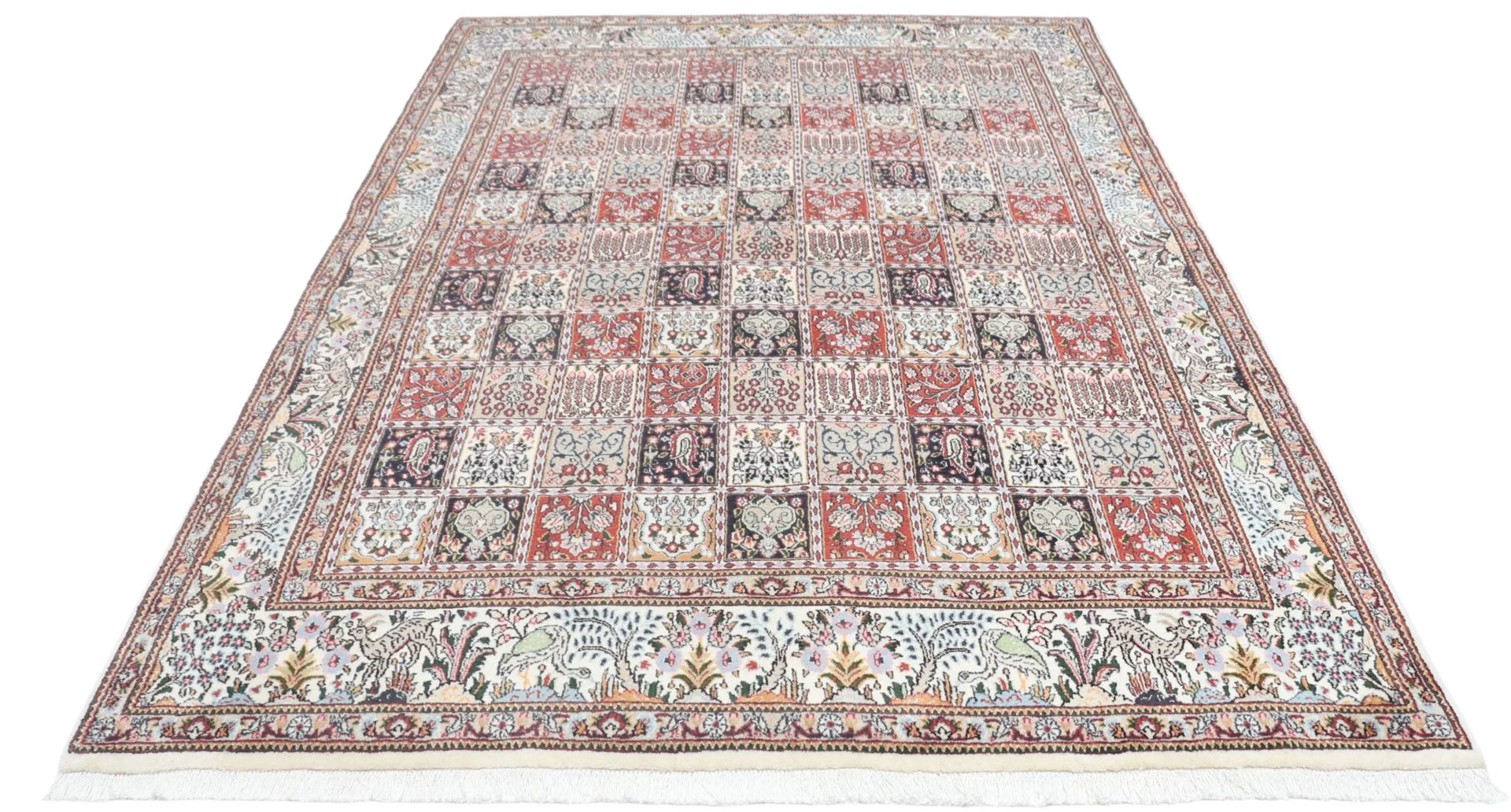 Alternative view of Wool Moud Persian Rug 165 × 240 cm, hand-knotted