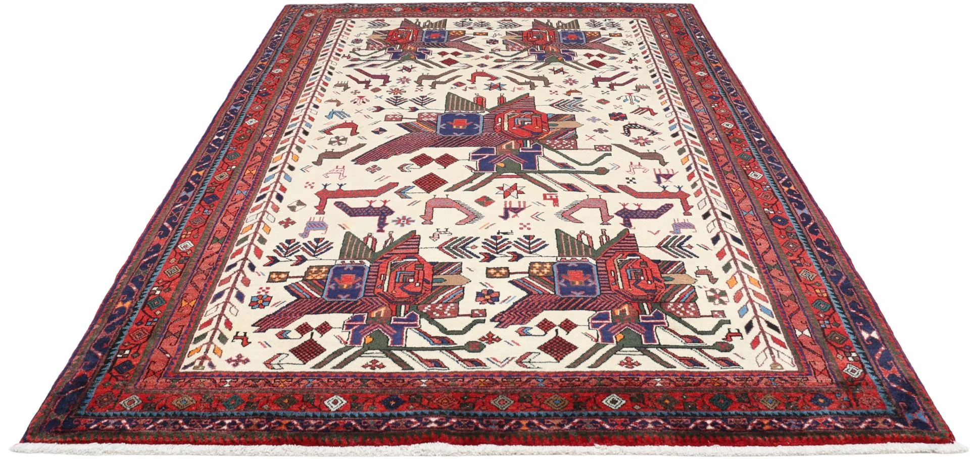 Alternative view of Hand-Knotted Persian Rug, 162 × 237 cm, Wool