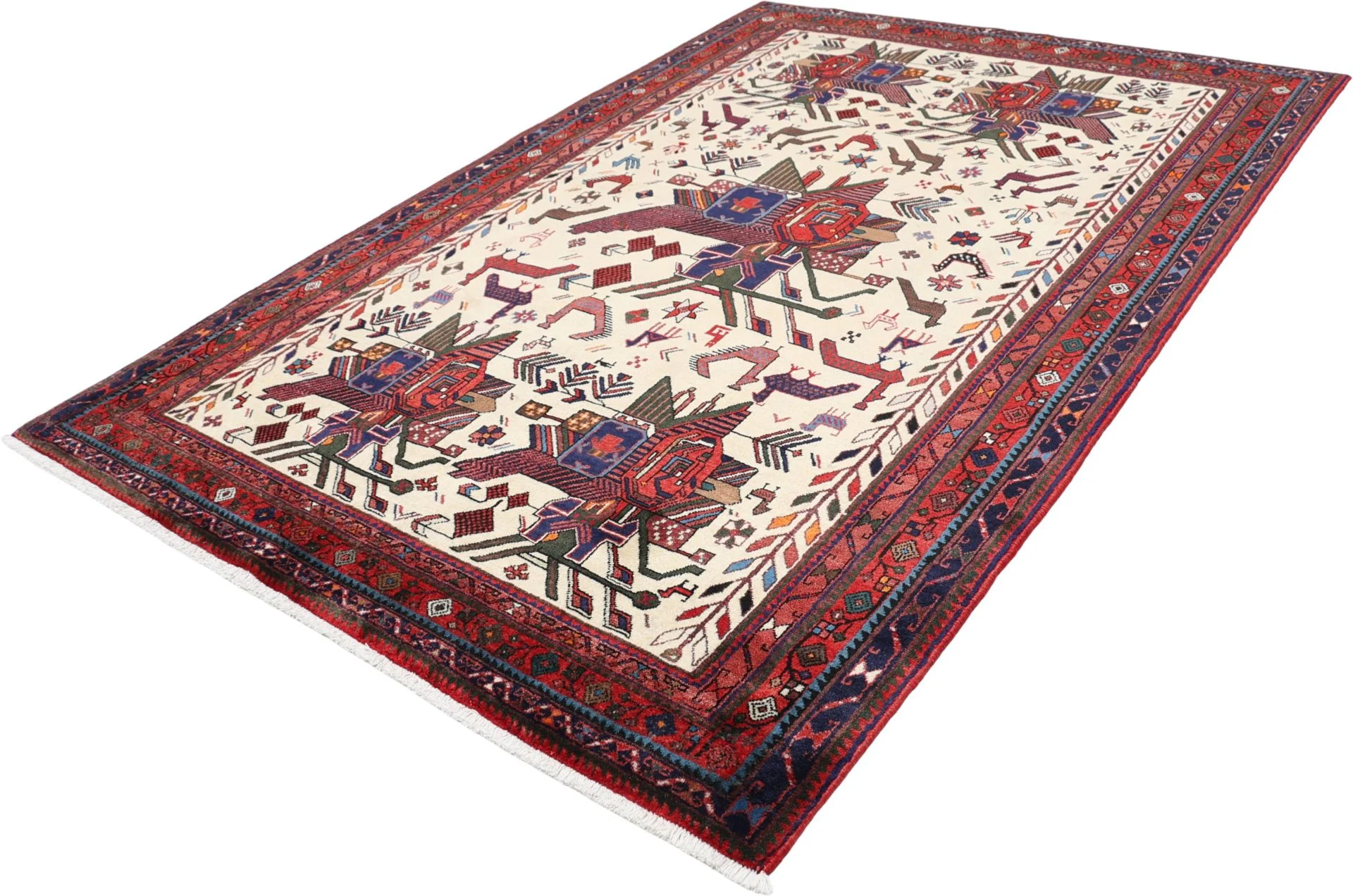Hand-Knotted Persian Rug, 162 × 237 cm, Wool - Image 3