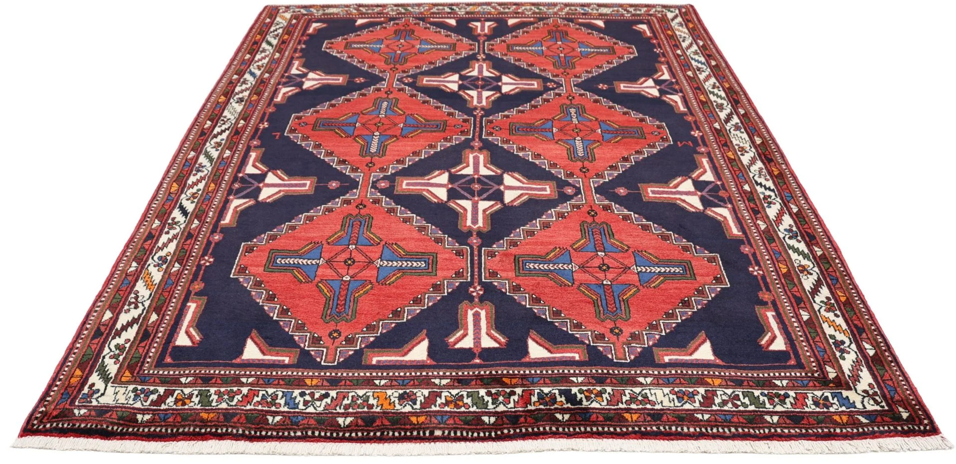 Alternative view of Persian Rug 168 × 222 cm in Wool, hand-knotted