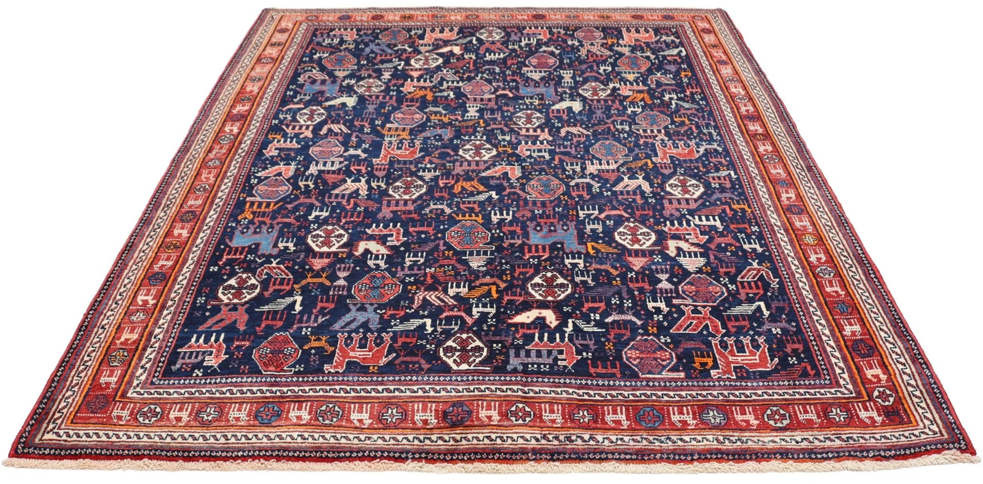Alternative view of Persian Rug 175 × 225 cm in Wool, hand-knotted