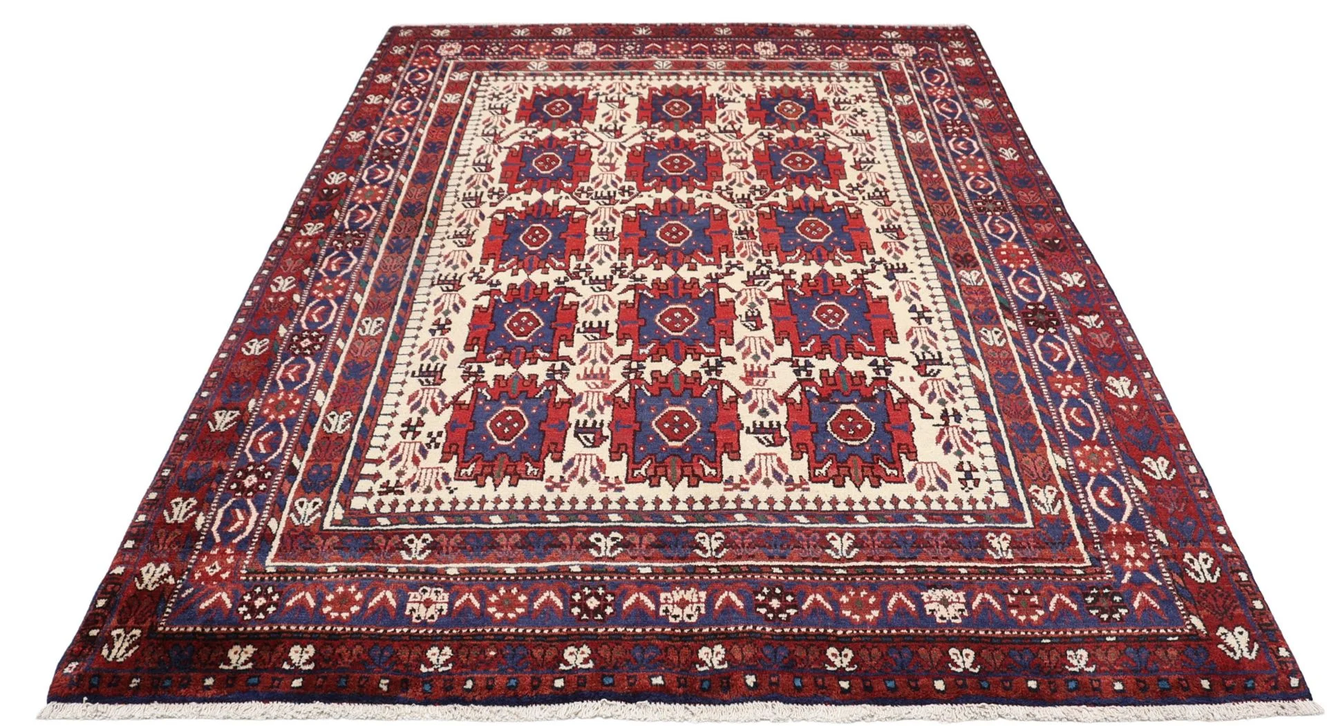 Alternative view of Hand-Knotted Persian Rug, 155 × 210 cm, Wool