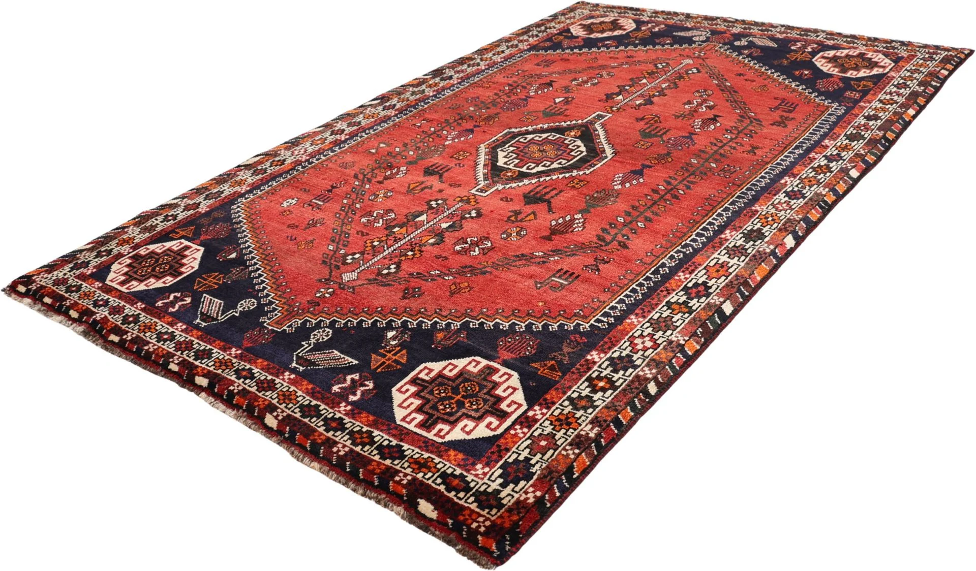 Shiraz Persian Rug 155 × 255 cm in Wool, hand-knotted - Image 3