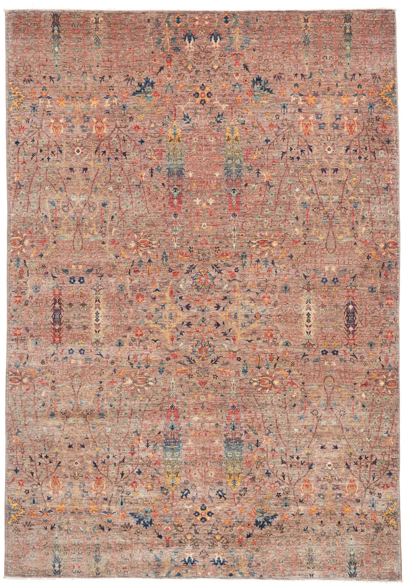 Hand-Knotted Samarkand Pakistani Rug, 197 × 282 cm, Wool